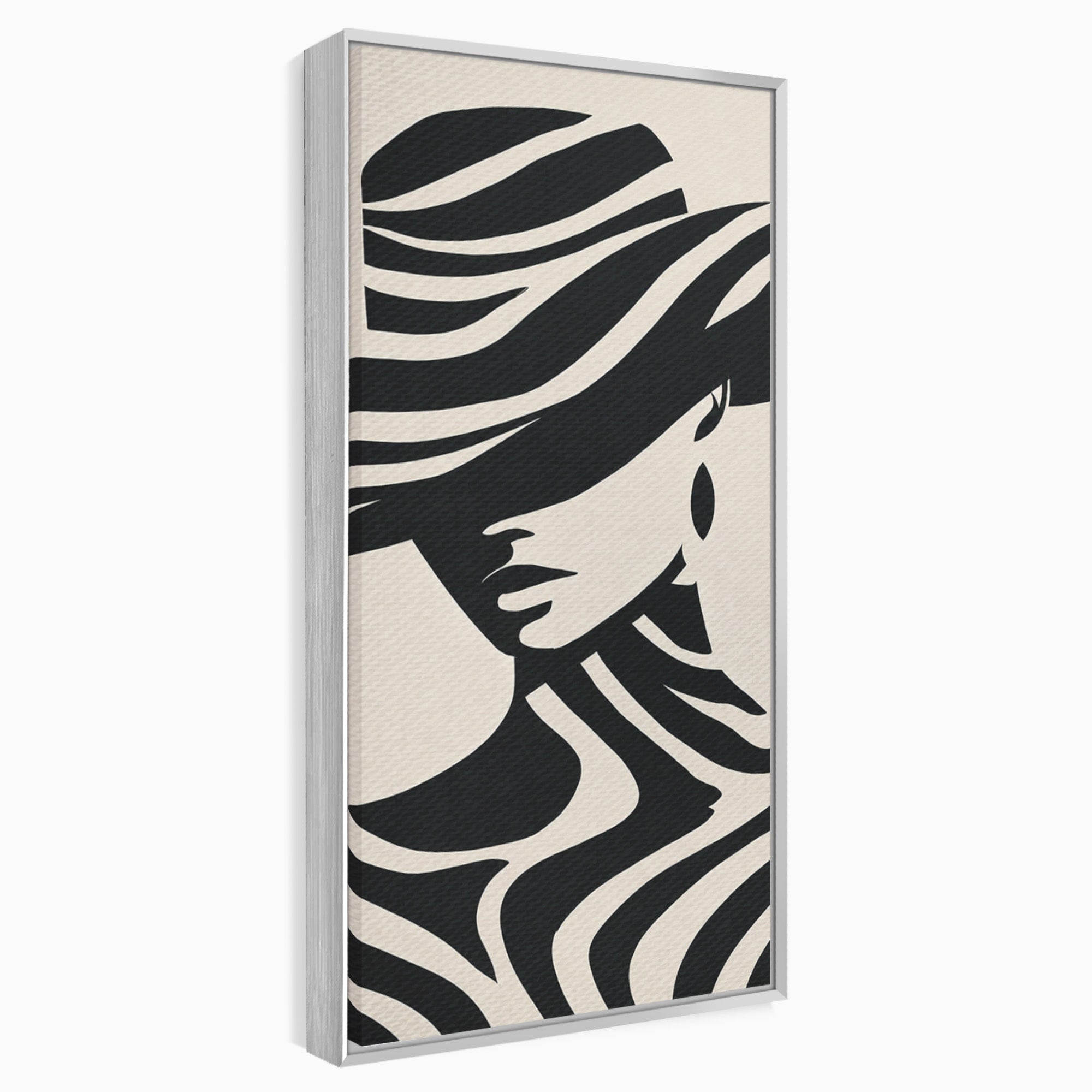 Tablou Canvas Premium LuxCanva® G1257, Silueta Eleganta, Portret, Moda, Stil, Eleganta, Dormitor, Culori Vibrante