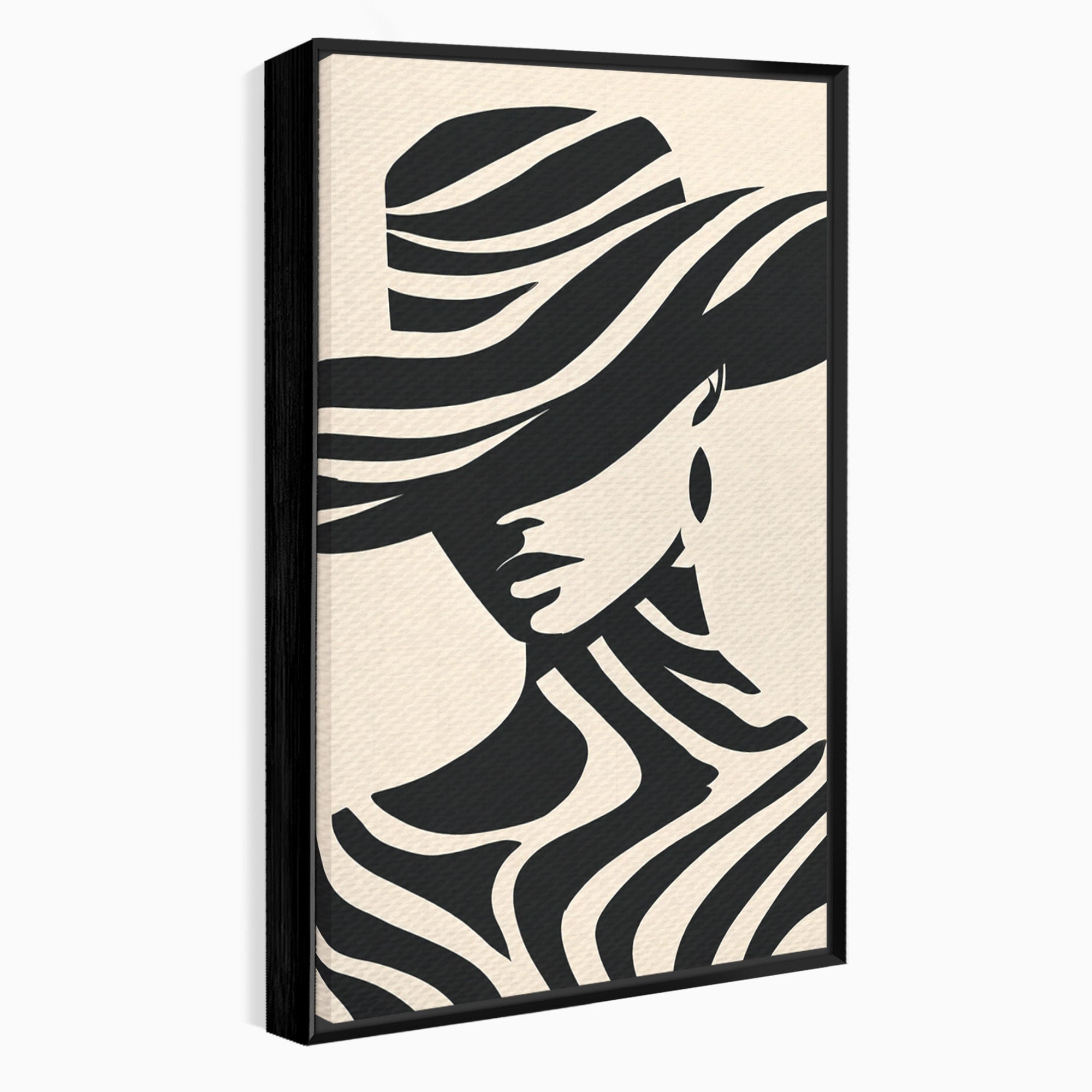 Tablou Canvas Premium LuxCanva® G1257, Silueta Eleganta, Portret, Moda, Stil, Eleganta, Dormitor, Culori Vibrante