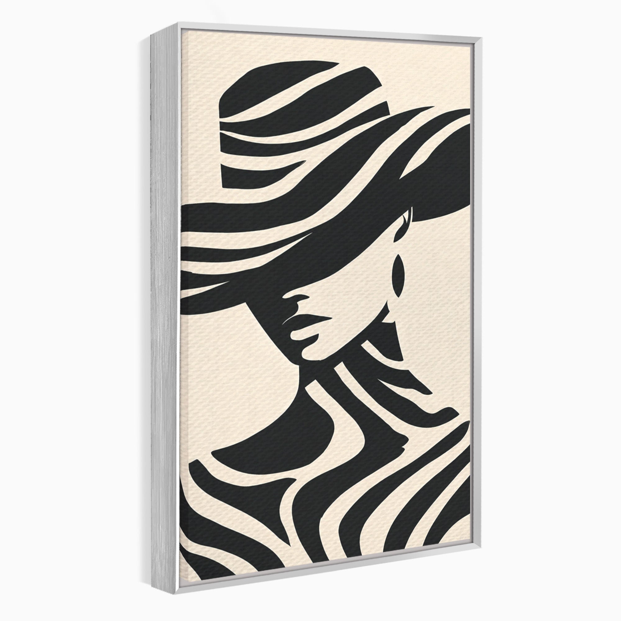 Tablou Canvas Premium LuxCanva® G1257, Silueta Eleganta, Portret, Moda, Stil, Eleganta, Dormitor, Culori Vibrante