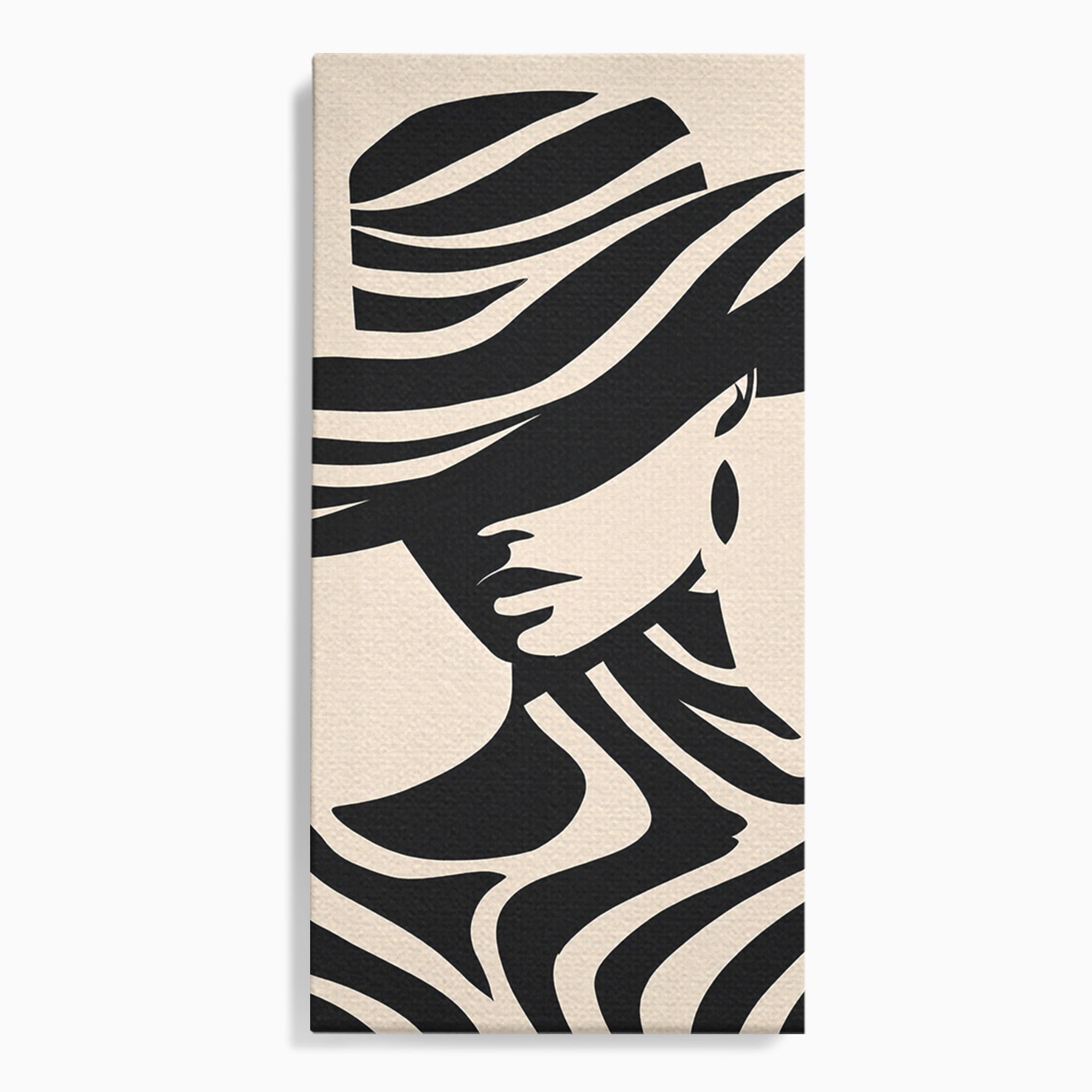 Tablou Canvas Premium LuxCanva® G1257, Silueta Eleganta, Portret, Moda, Stil, Eleganta, Dormitor, Culori Vibrante