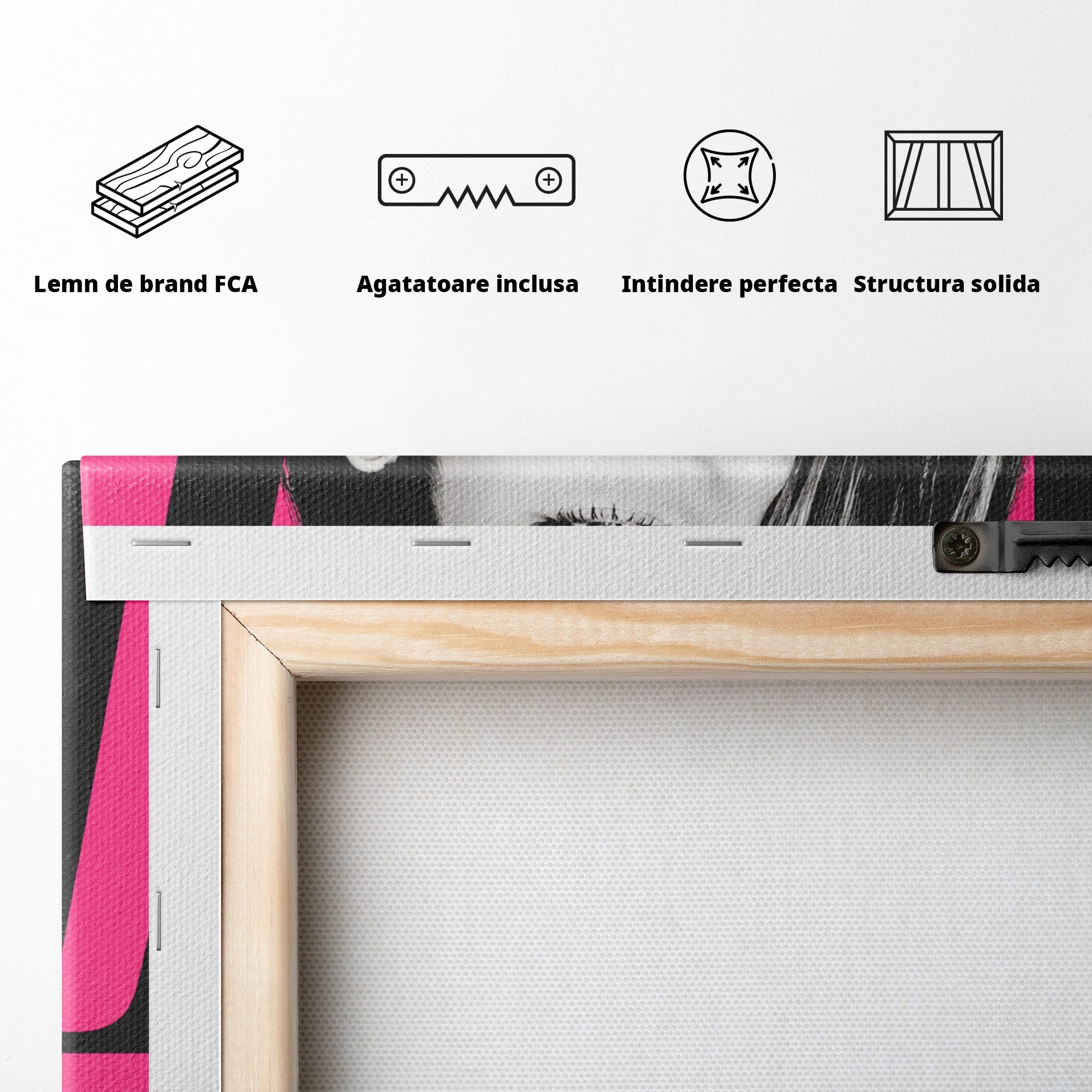 Tablou Canvas Premium LuxCanva® G1261, Femeie Jazz, Femeie, Jazz, Portret, Modern, Dormitor, Living, Culori Vibrante
