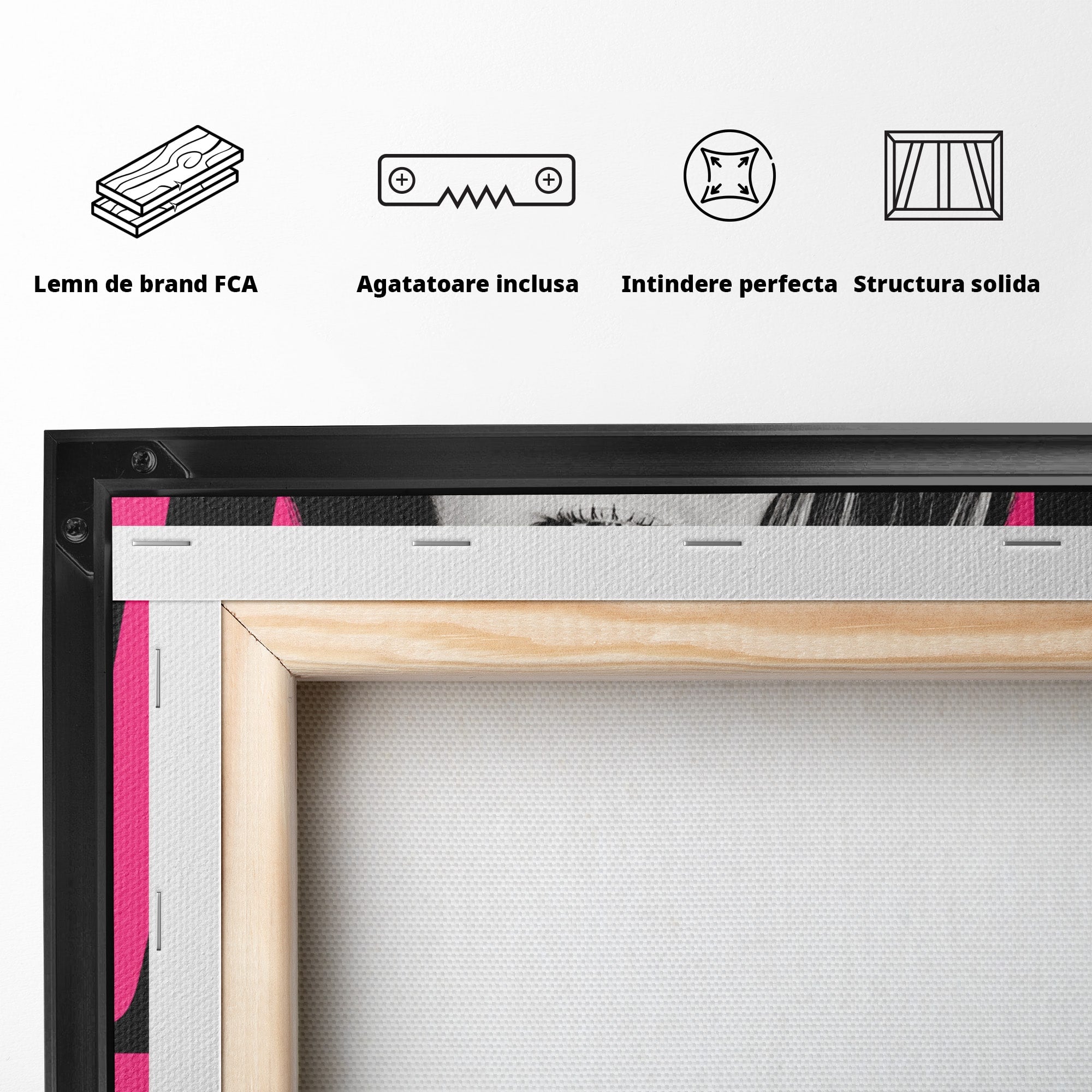 Tablou Canvas Premium LuxCanva® G1261, Femeie Jazz, Femeie, Jazz, Portret, Modern, Dormitor, Living, Culori Vibrante