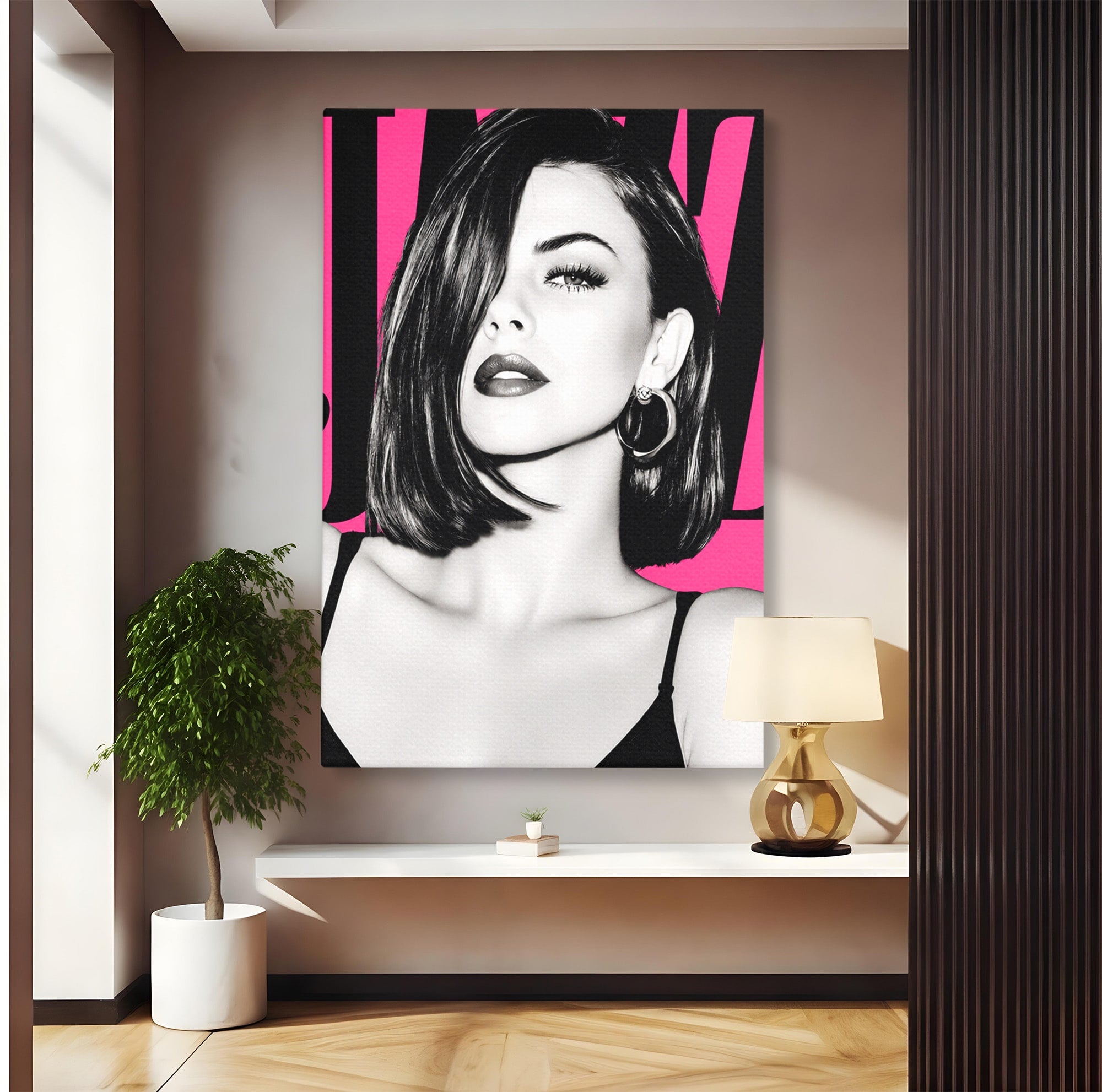 Tablou Canvas Premium LuxCanva® G1261, Femeie Jazz, Femeie, Jazz, Portret, Modern, Dormitor, Living, Culori Vibrante
