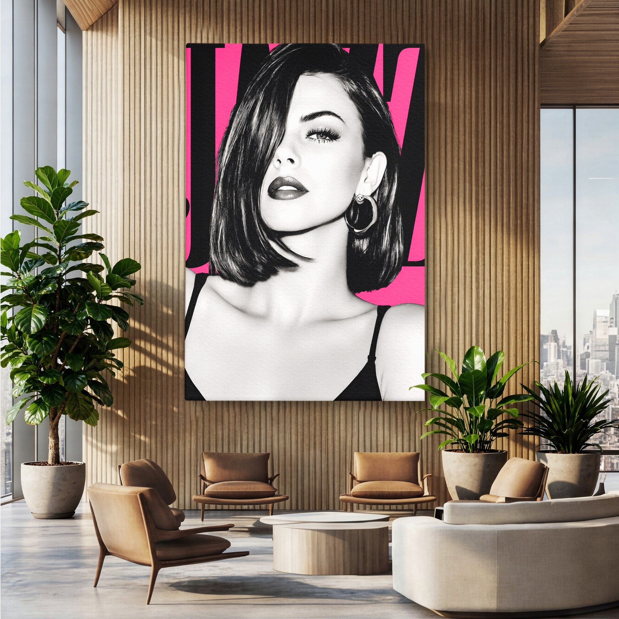 Tablou Canvas Premium LuxCanva® G1261, Femeie Jazz, Femeie, Jazz, Portret, Modern, Dormitor, Living, Culori Vibrante