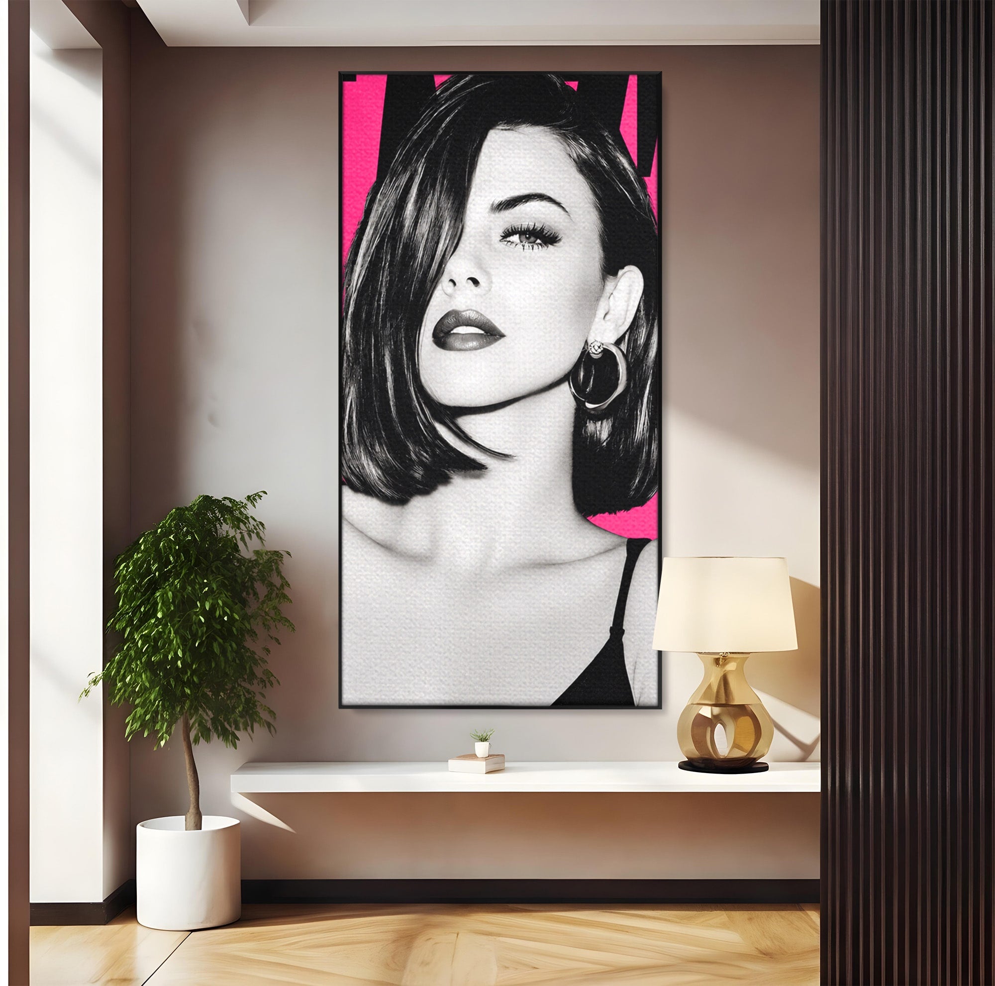 Tablou Canvas Premium LuxCanva® G1261, Femeie Jazz, Femeie, Jazz, Portret, Modern, Dormitor, Living, Culori Vibrante