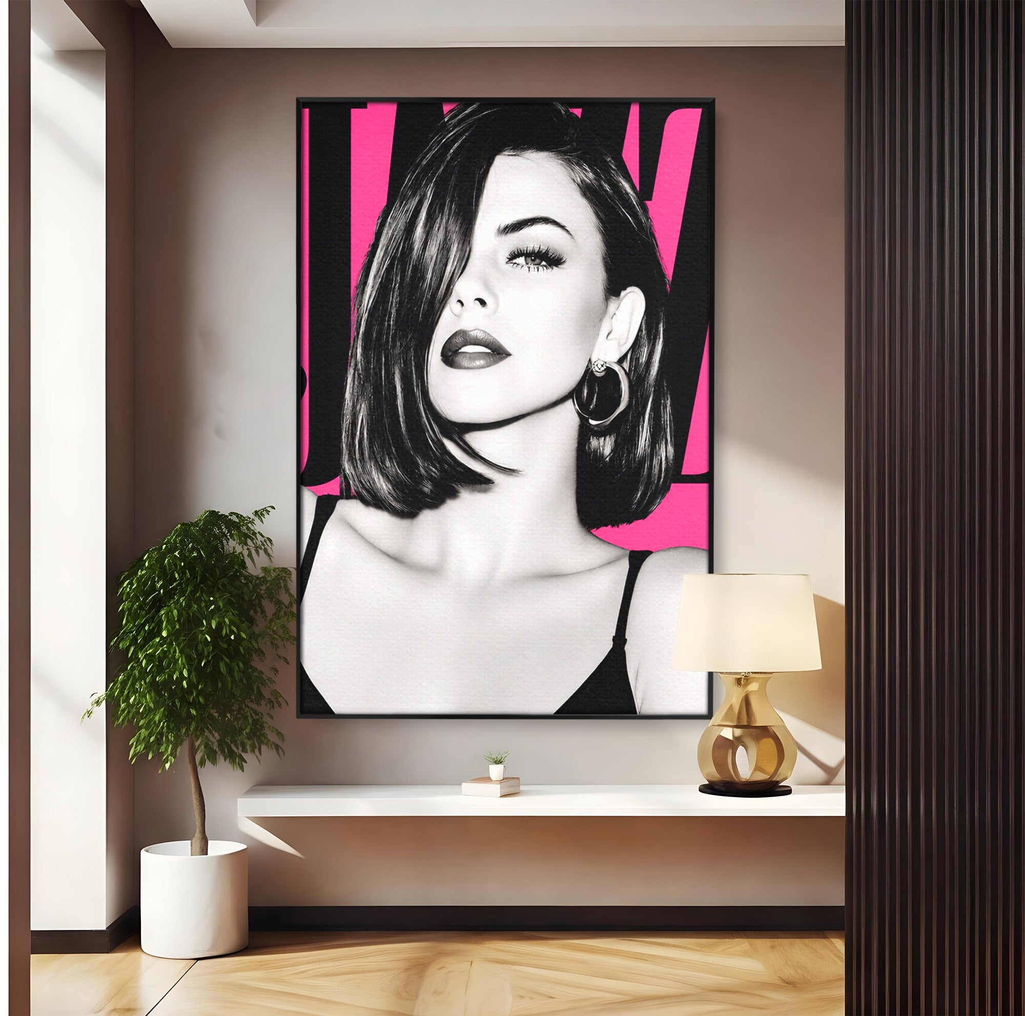 Tablou Canvas Premium LuxCanva® G1261, Femeie Jazz, Femeie, Jazz, Portret, Modern, Dormitor, Living, Culori Vibrante