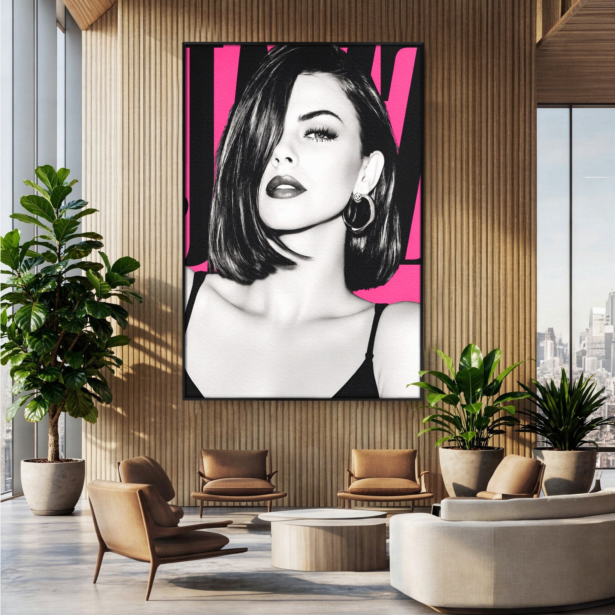 Tablou Canvas Premium LuxCanva® G1261, Femeie Jazz, Femeie, Jazz, Portret, Modern, Dormitor, Living, Culori Vibrante