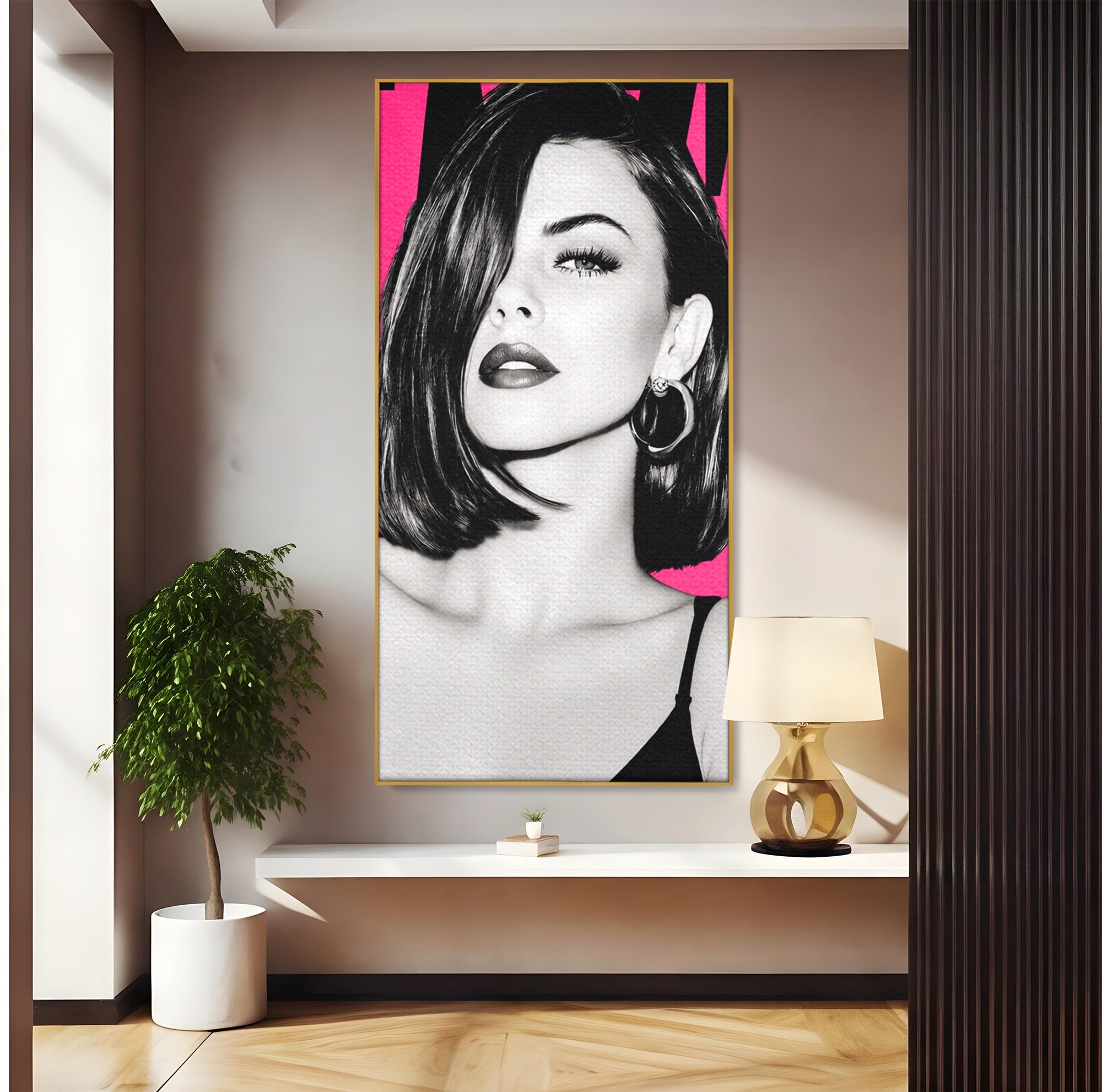 Tablou Canvas Premium LuxCanva® G1261, Femeie Jazz, Femeie, Jazz, Portret, Modern, Dormitor, Living, Culori Vibrante
