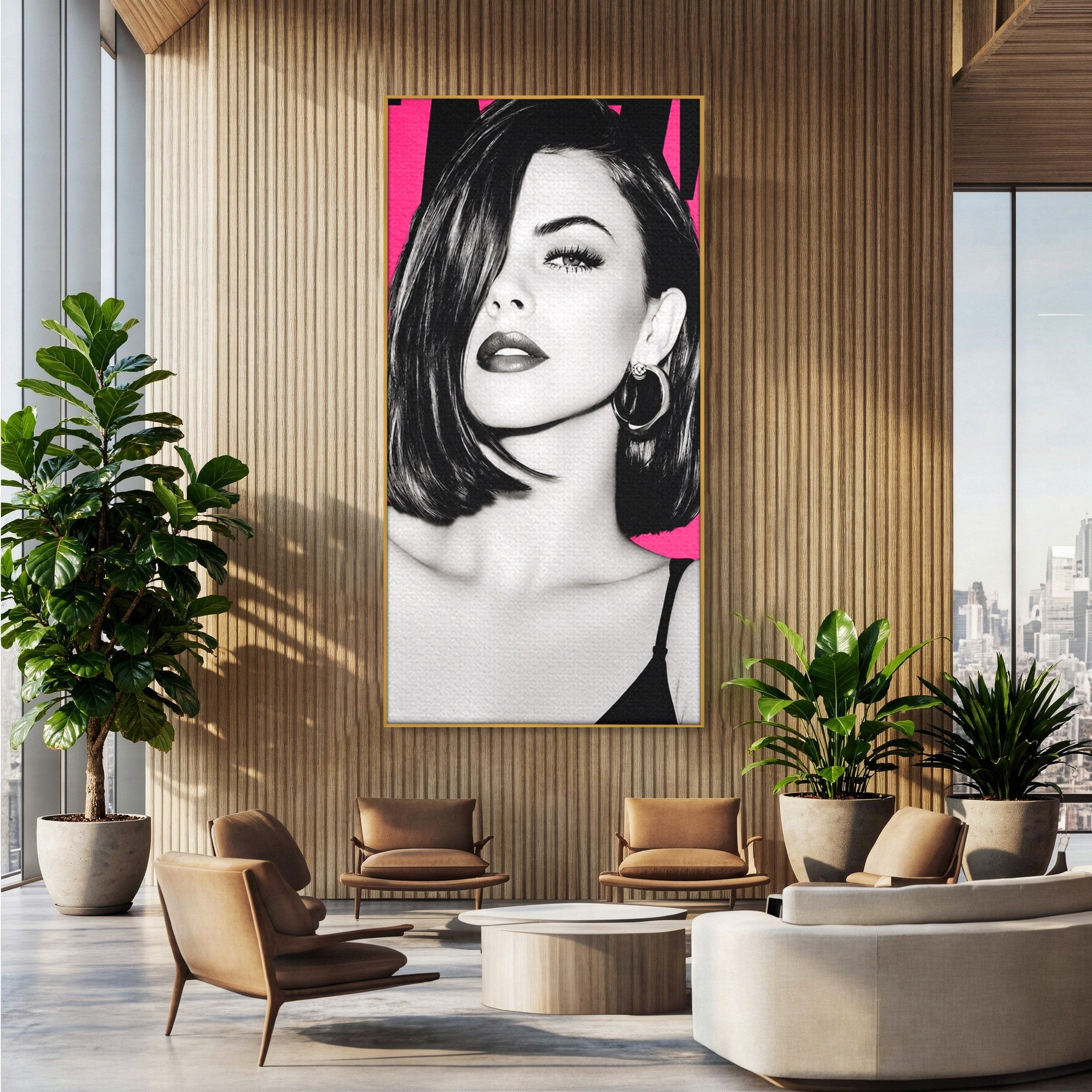 Tablou Canvas Premium LuxCanva® G1261, Femeie Jazz, Femeie, Jazz, Portret, Modern, Dormitor, Living, Culori Vibrante