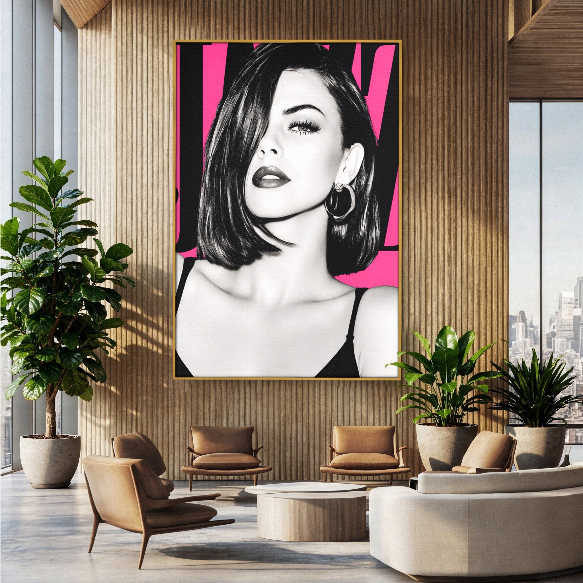 Tablou Canvas Premium LuxCanva® G1261, Femeie Jazz, Femeie, Jazz, Portret, Modern, Dormitor, Living, Culori Vibrante