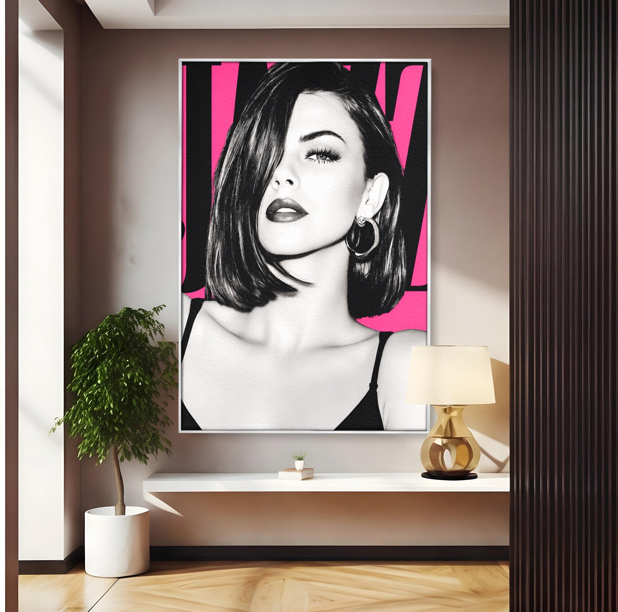Tablou Canvas Premium LuxCanva® G1261, Femeie Jazz, Femeie, Jazz, Portret, Modern, Dormitor, Living, Culori Vibrante