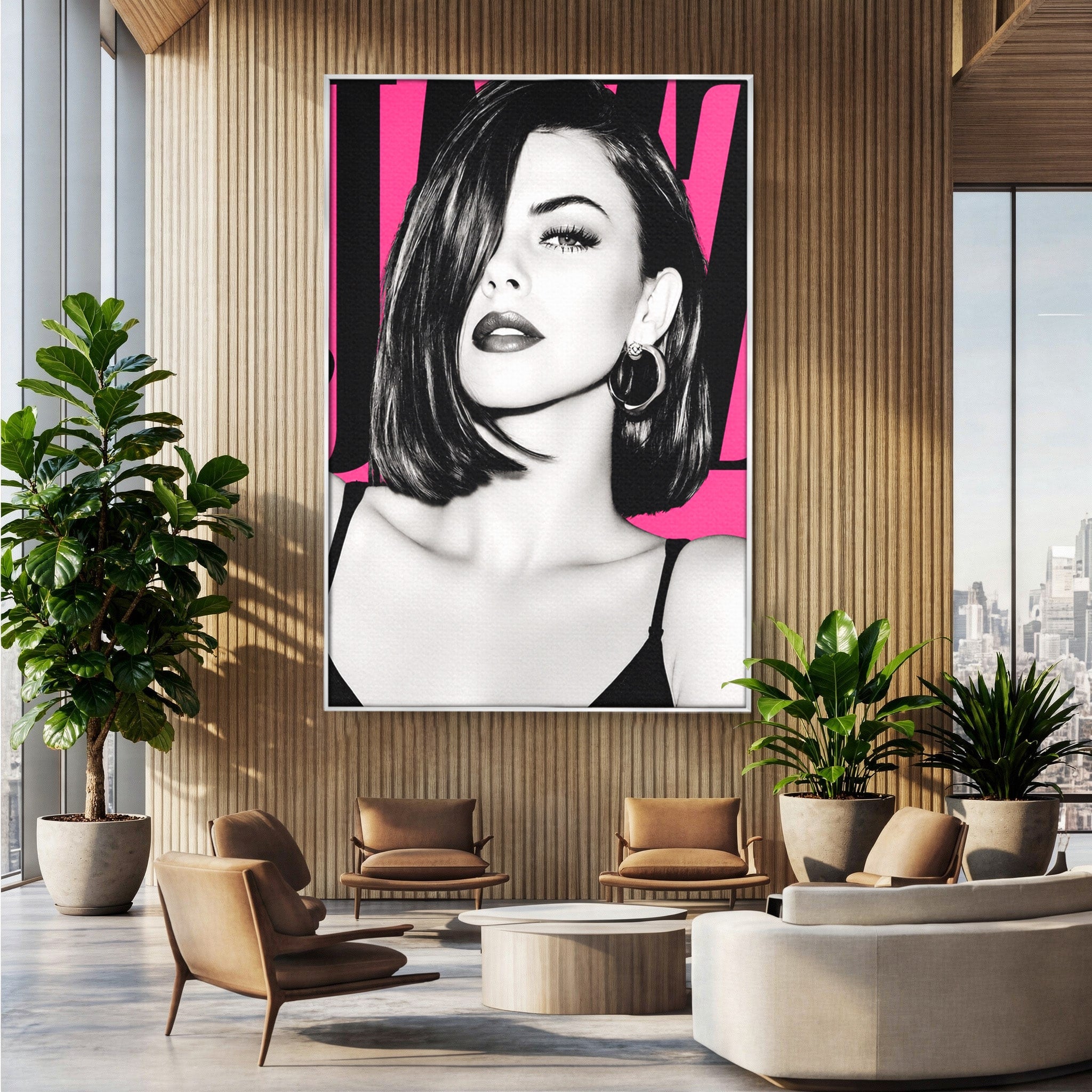 Tablou Canvas Premium LuxCanva® G1261, Femeie Jazz, Femeie, Jazz, Portret, Modern, Dormitor, Living, Culori Vibrante