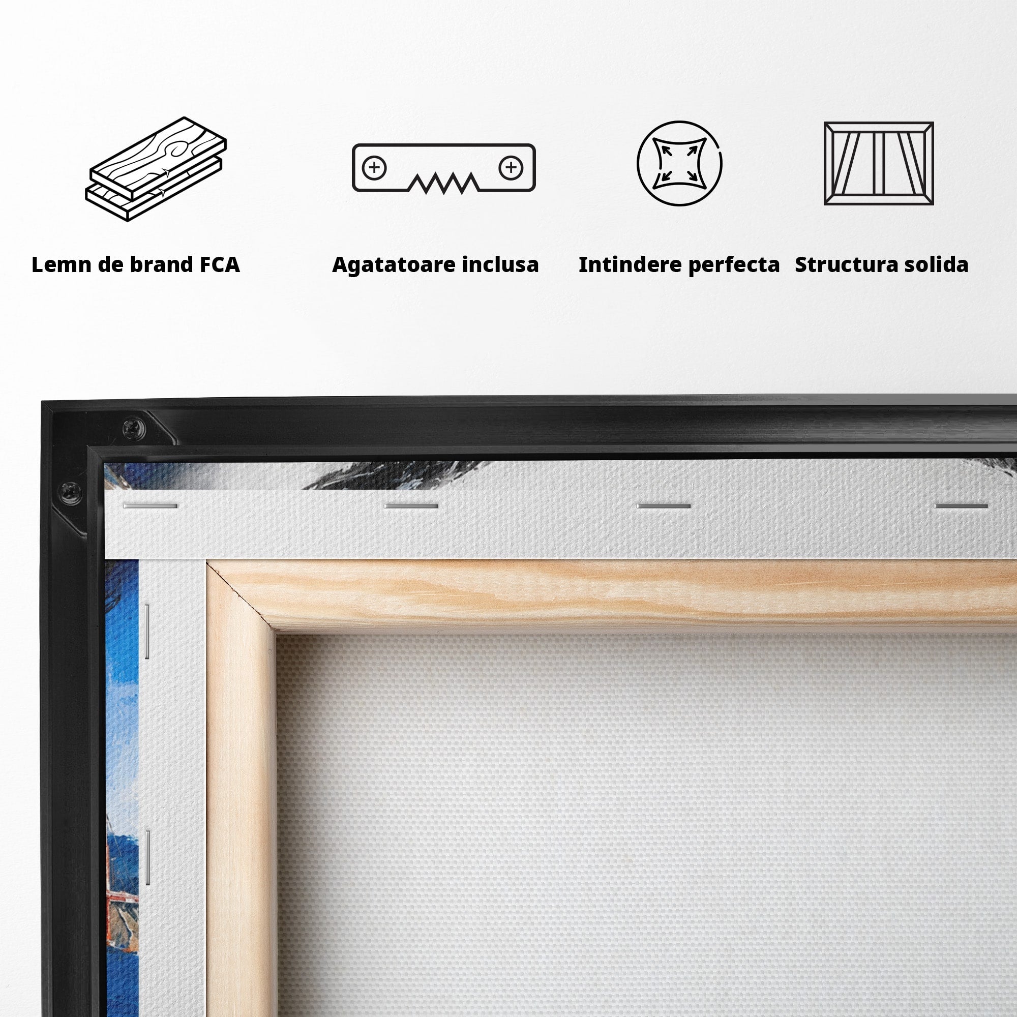 Tablou Canvas Premium LuxCanva® G1262, Privirea Podului, Portret, Pod, Femeie, Modern, Living, Culori Vibrante