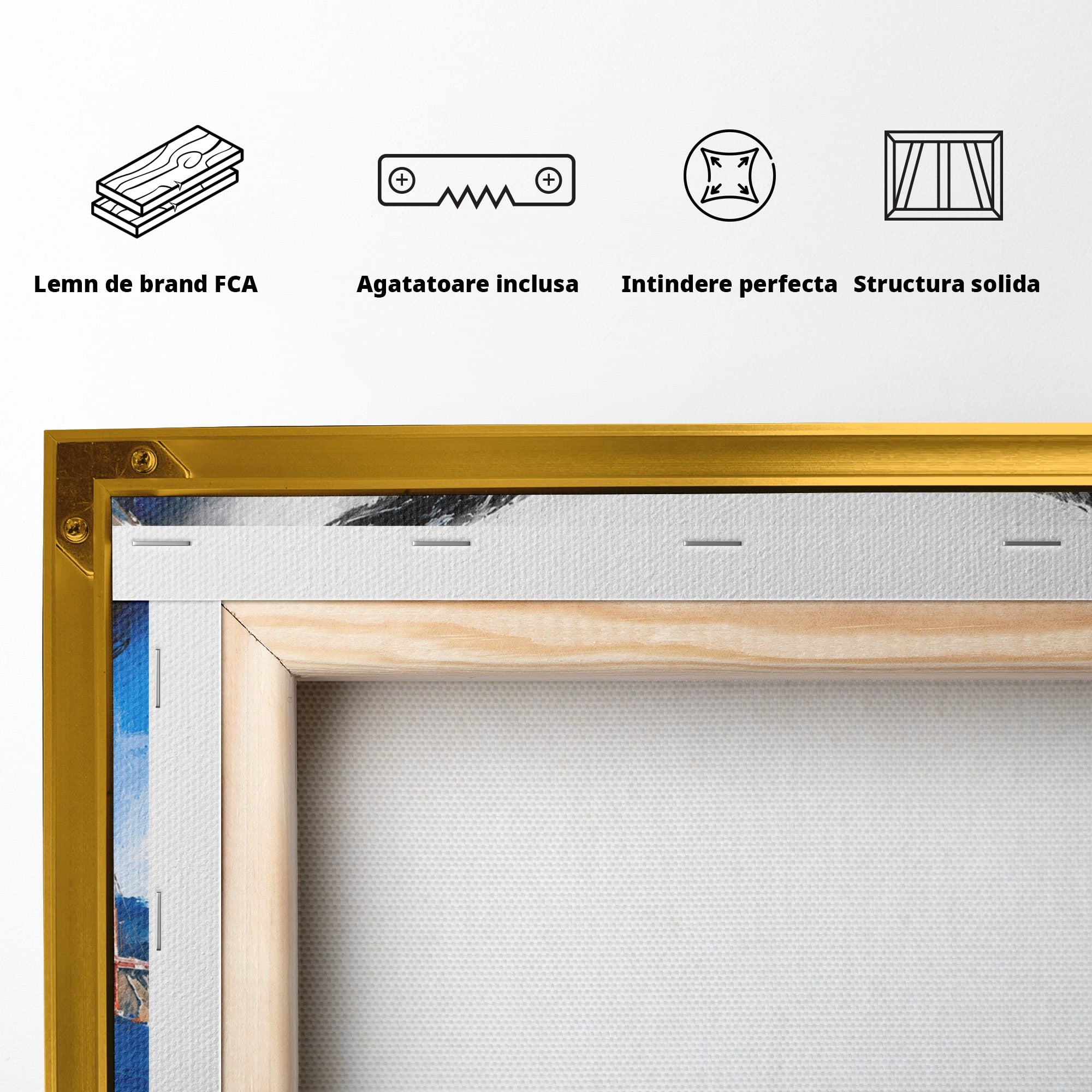 Tablou Canvas Premium LuxCanva® G1262, Privirea Podului, Portret, Pod, Femeie, Modern, Living, Culori Vibrante