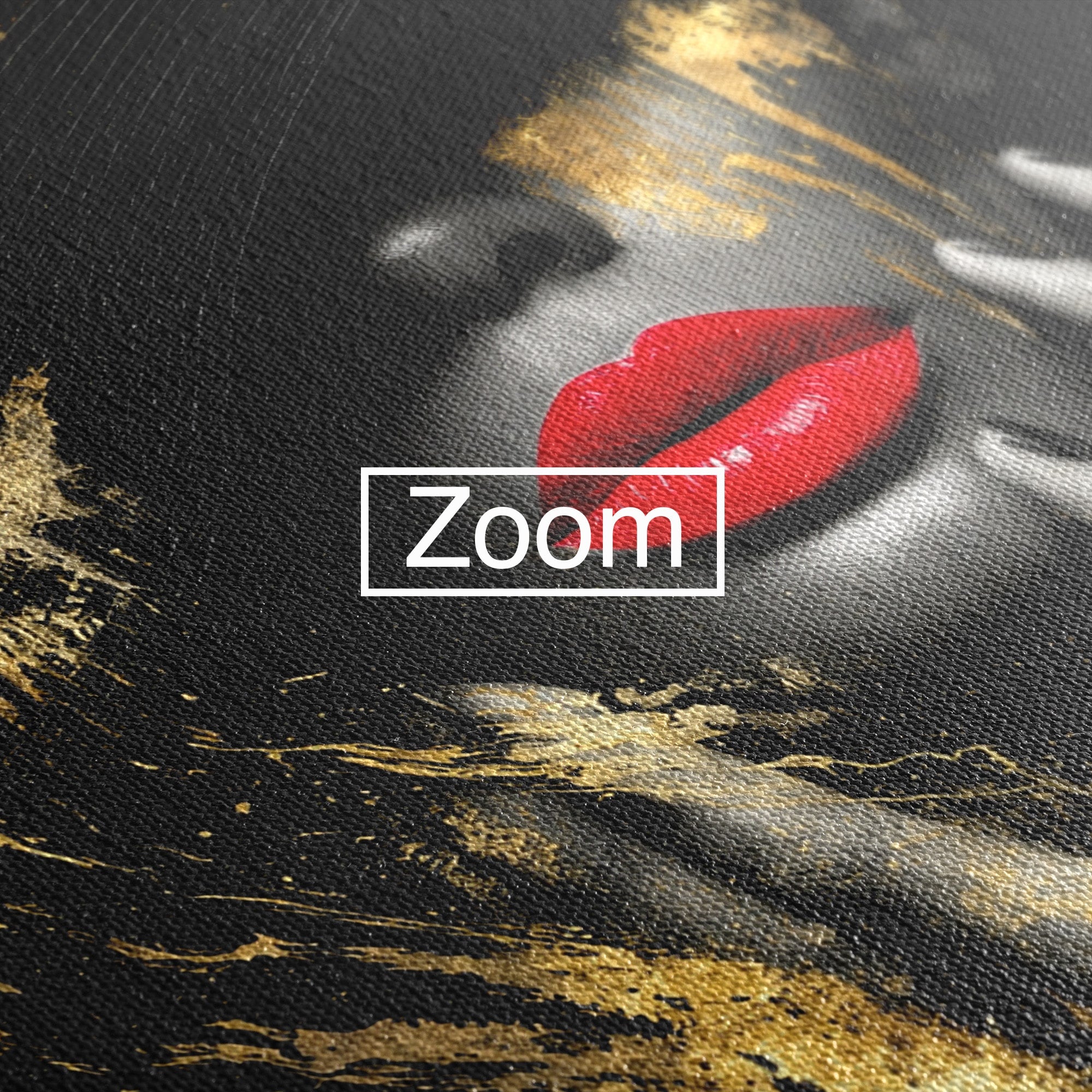 Tablou Canvas Premium LuxCanva® G1264, Eleganta Aurie, Portret, Eleganta, Modern, Femeie, Dormitor, Culori Vibrante