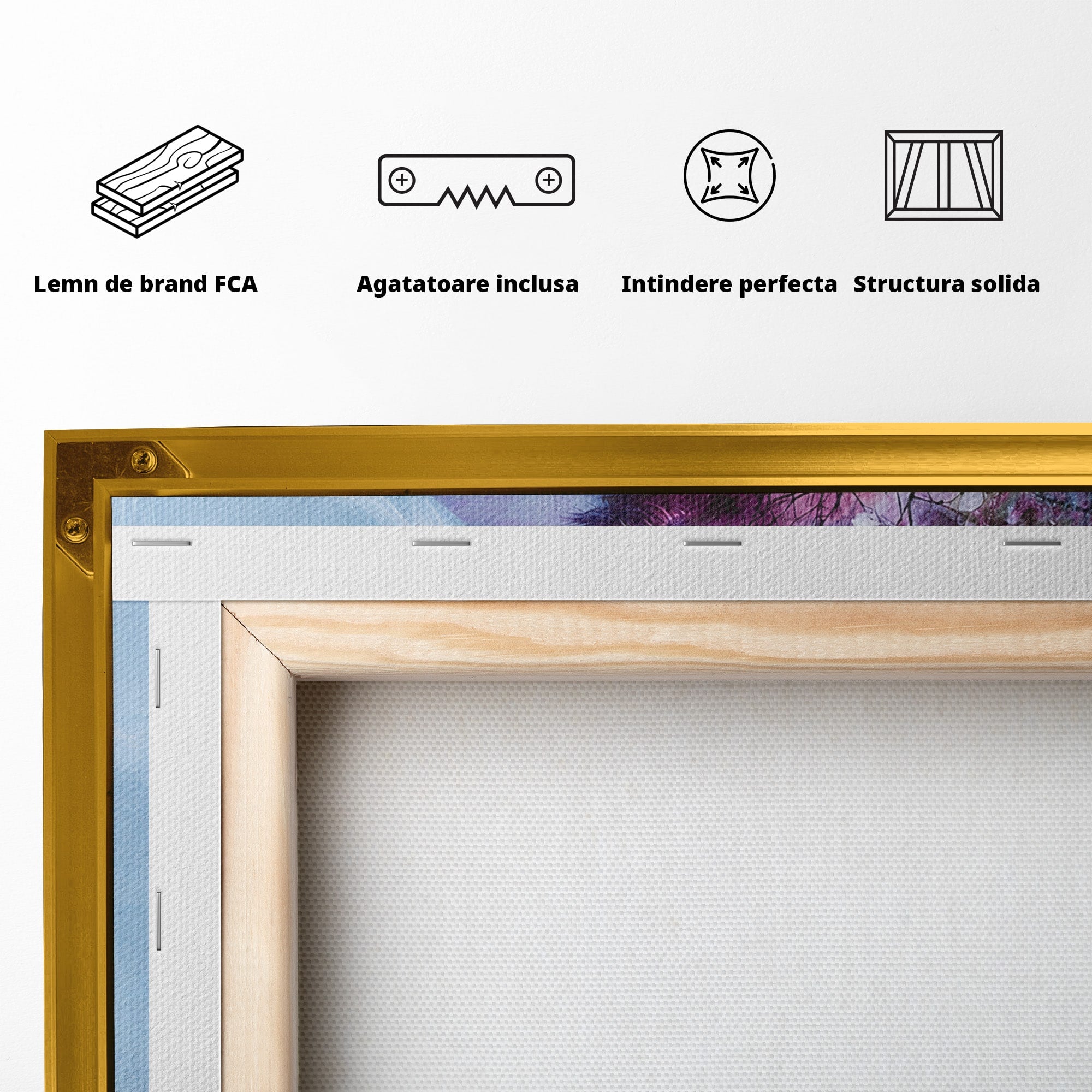 Tablou Canvas Premium LuxCanva® G1266, Visul Naturii, Portret, Femeie, Flori, Natura, Living, Culori Vibrante