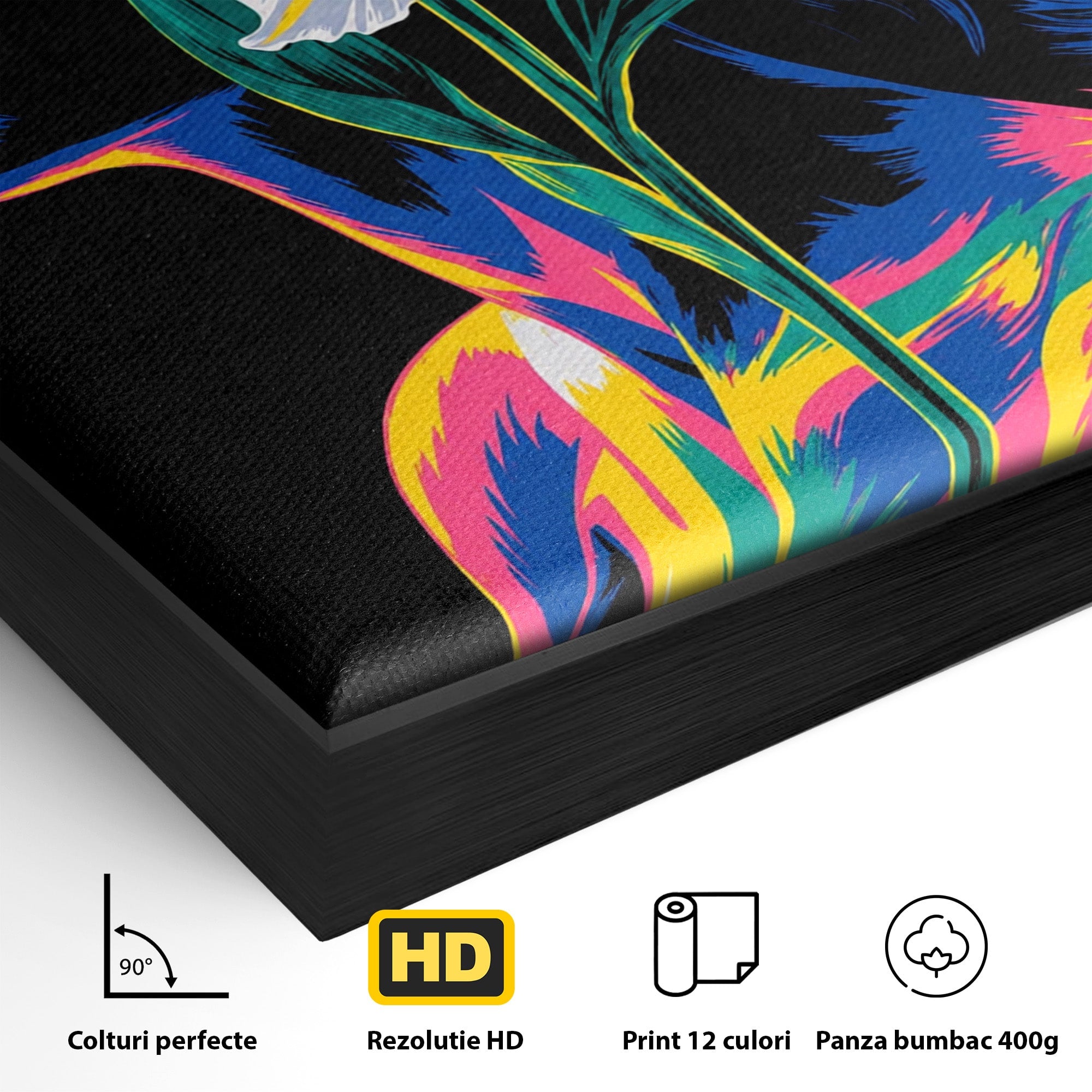 Tablou Canvas Premium LuxCanva® G1267, Femeie Cu Crin, Femeie, Crin, Portret, Arta Moderna, Living, Culori Vibrante