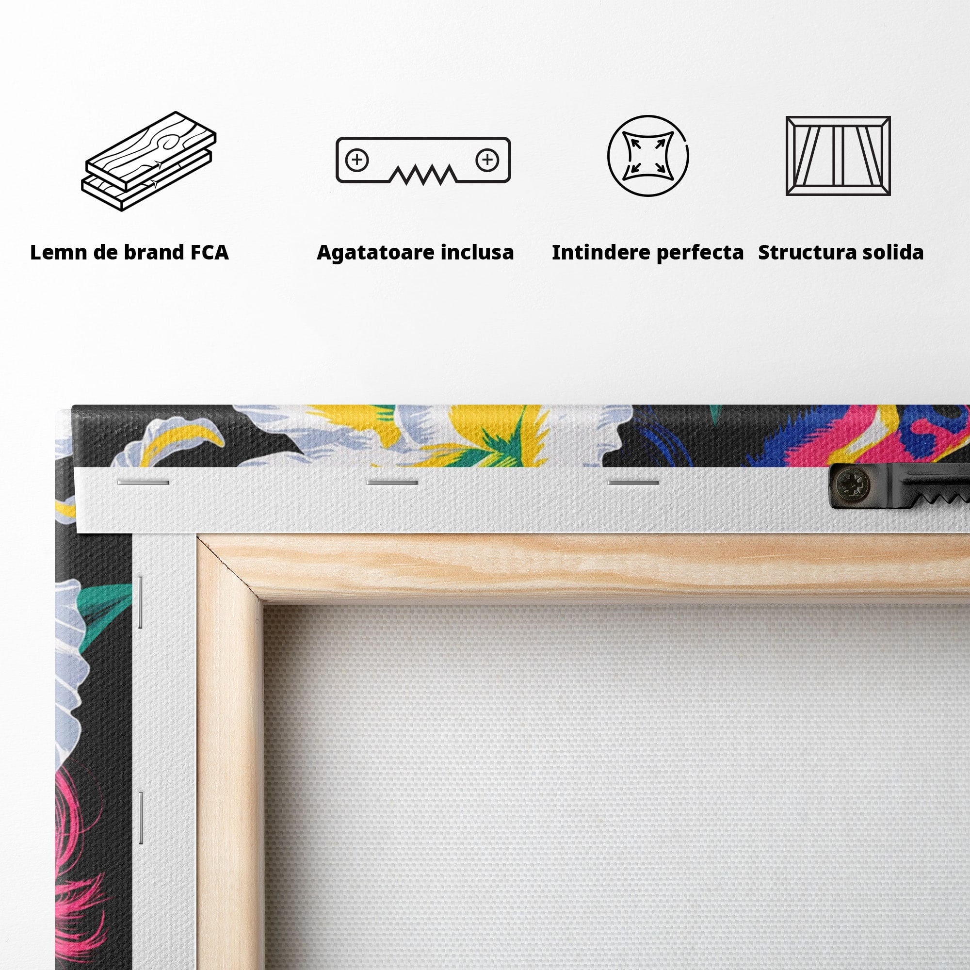Tablou Canvas Premium LuxCanva® G1267, Femeie Cu Crin, Femeie, Crin, Portret, Arta Moderna, Living, Culori Vibrante