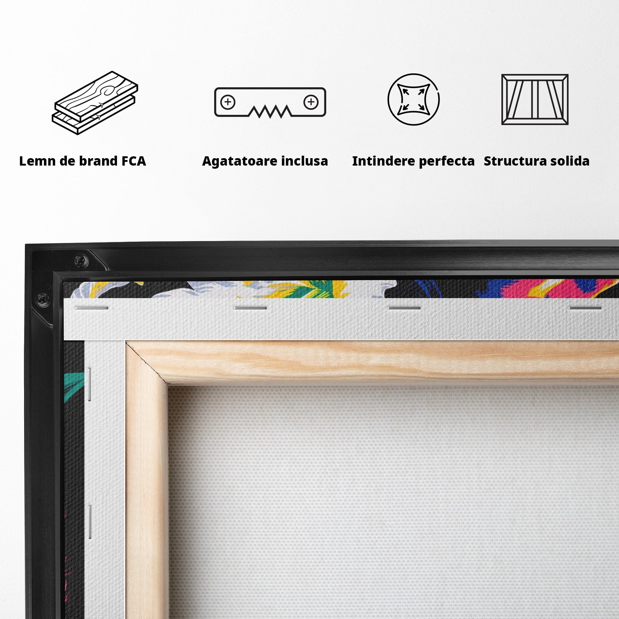 Tablou Canvas Premium LuxCanva® G1267, Femeie Cu Crin, Femeie, Crin, Portret, Arta Moderna, Living, Culori Vibrante