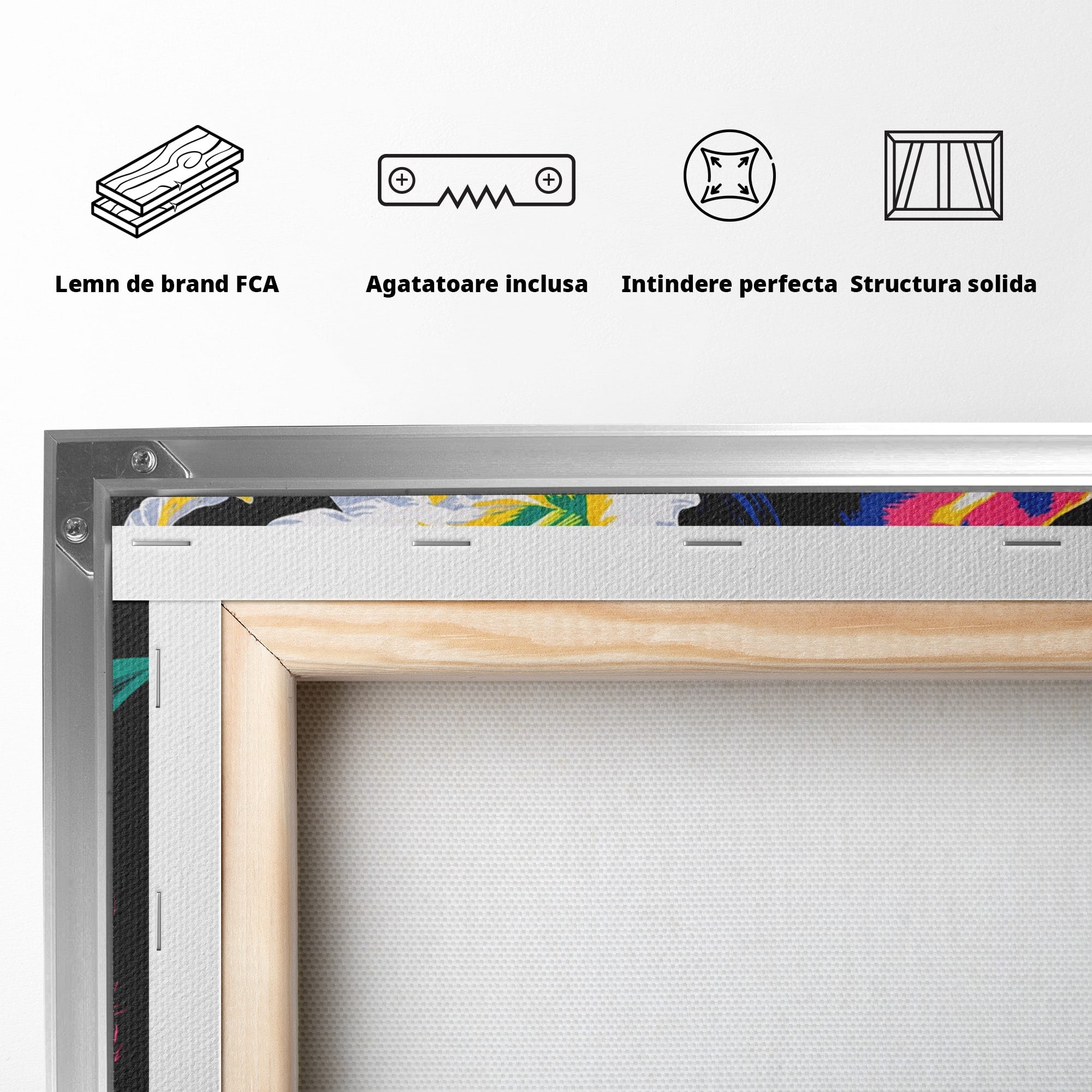 Tablou Canvas Premium LuxCanva® G1267, Femeie Cu Crin, Femeie, Crin, Portret, Arta Moderna, Living, Culori Vibrante