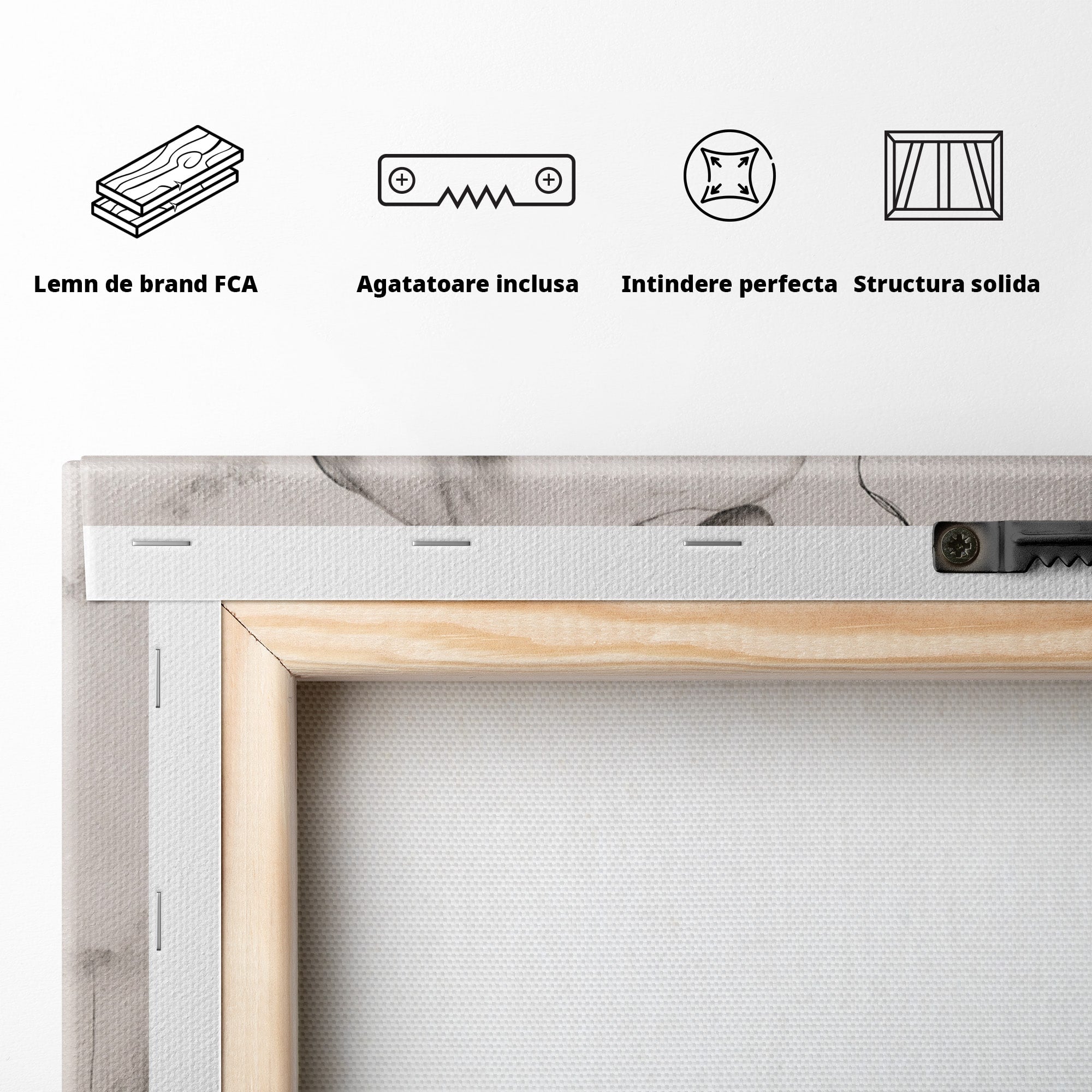 Tablou Canvas Premium LuxCanva® G1268, Femeie In Sfumato, Femeie, Portret, Sfumato, Eleganta, Dormitor, Culori Vibrante