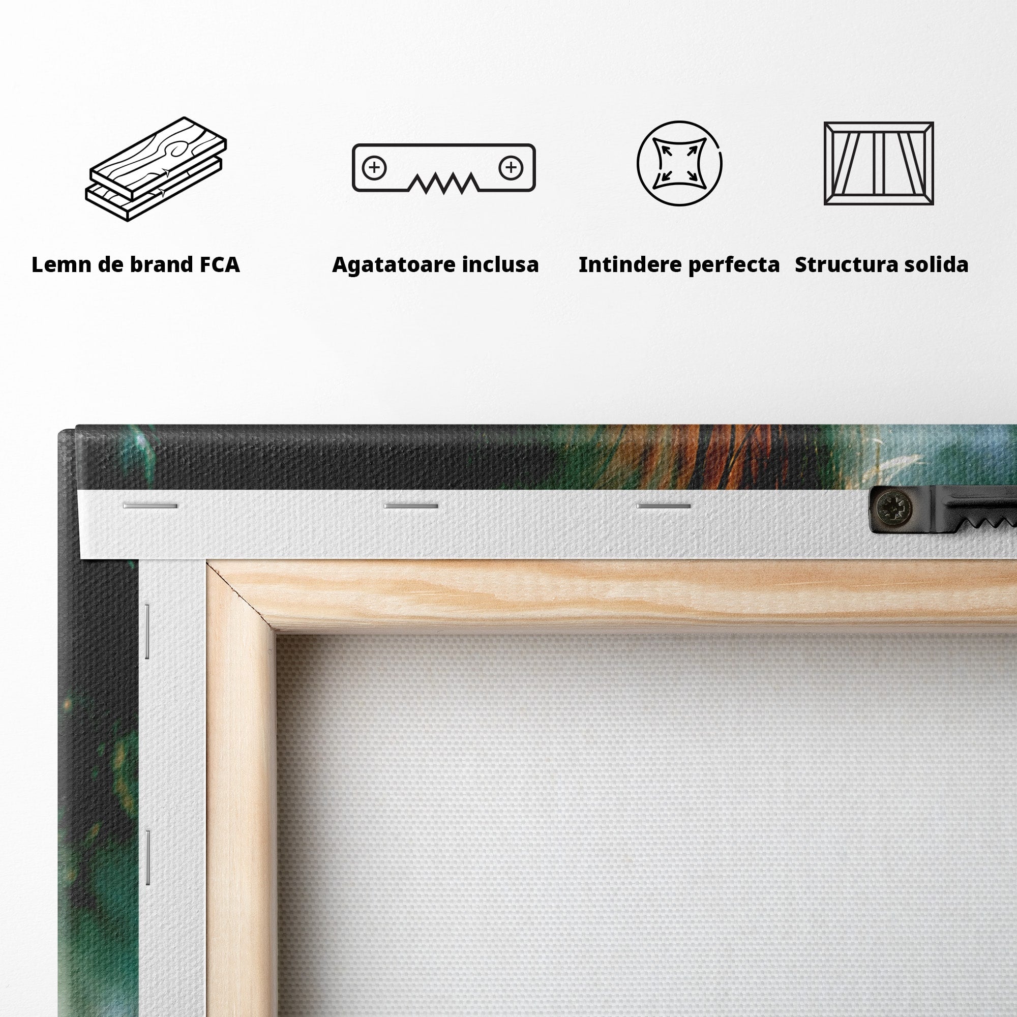 Tablou Canvas Premium LuxCanva® G1270, Fata In Aburi, Portret, Fata, Aburi, Mister, Dormitor, Culori Vibrante