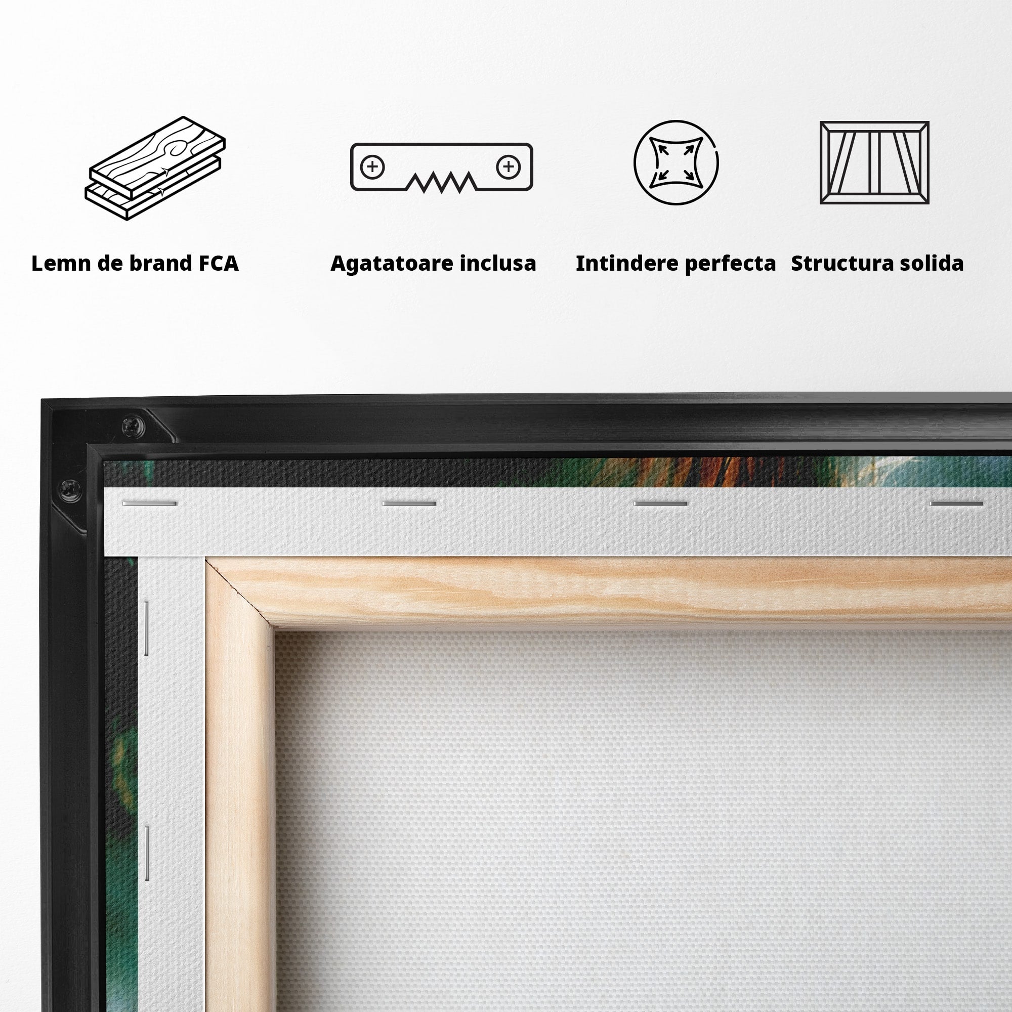 Tablou Canvas Premium LuxCanva® G1270, Fata In Aburi, Portret, Fata, Aburi, Mister, Dormitor, Culori Vibrante