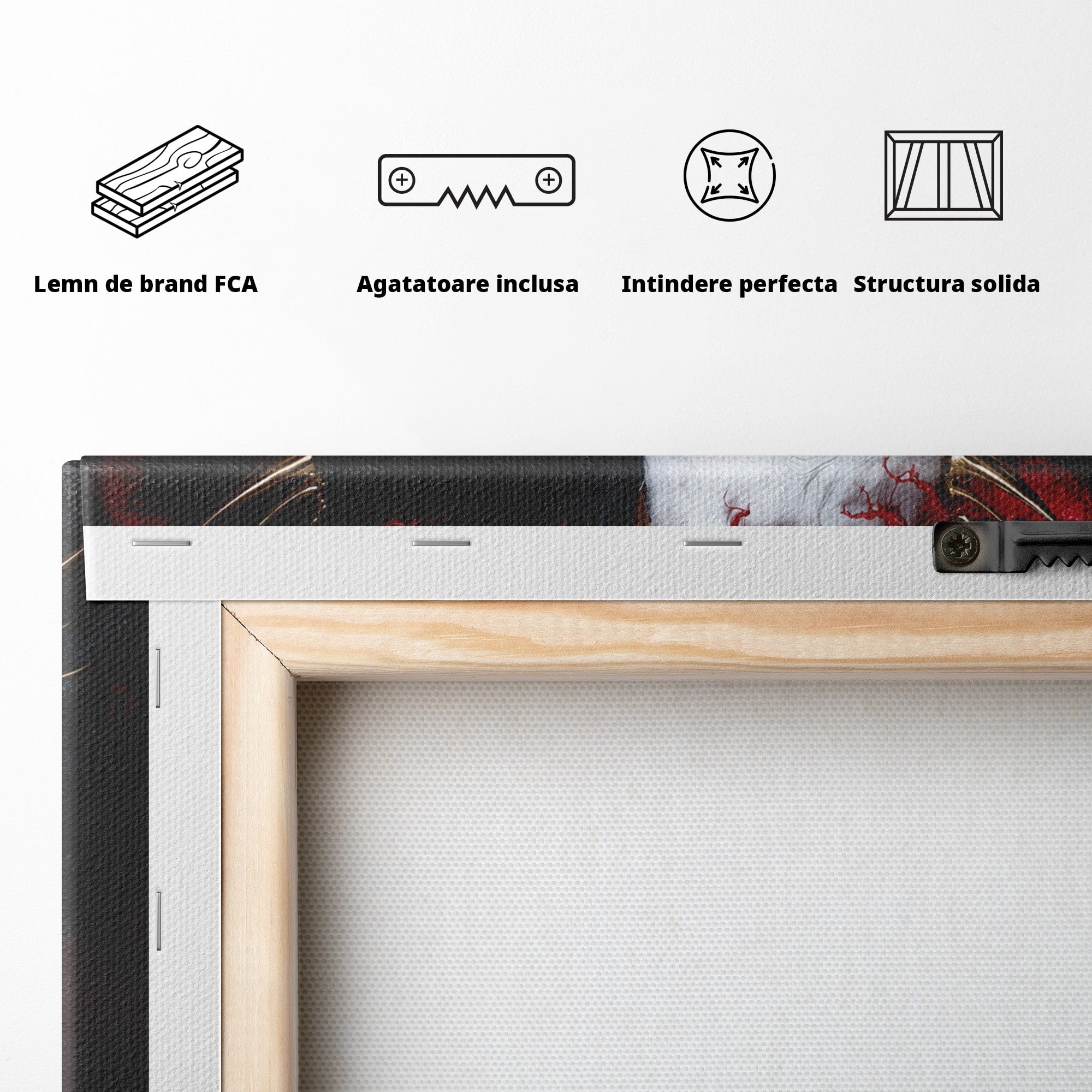 Tablou Canvas Premium LuxCanva® G1274, Portret Dualist, Portret, Dualitate, Arta, Dormitor, Contrast, Culori Vibrante