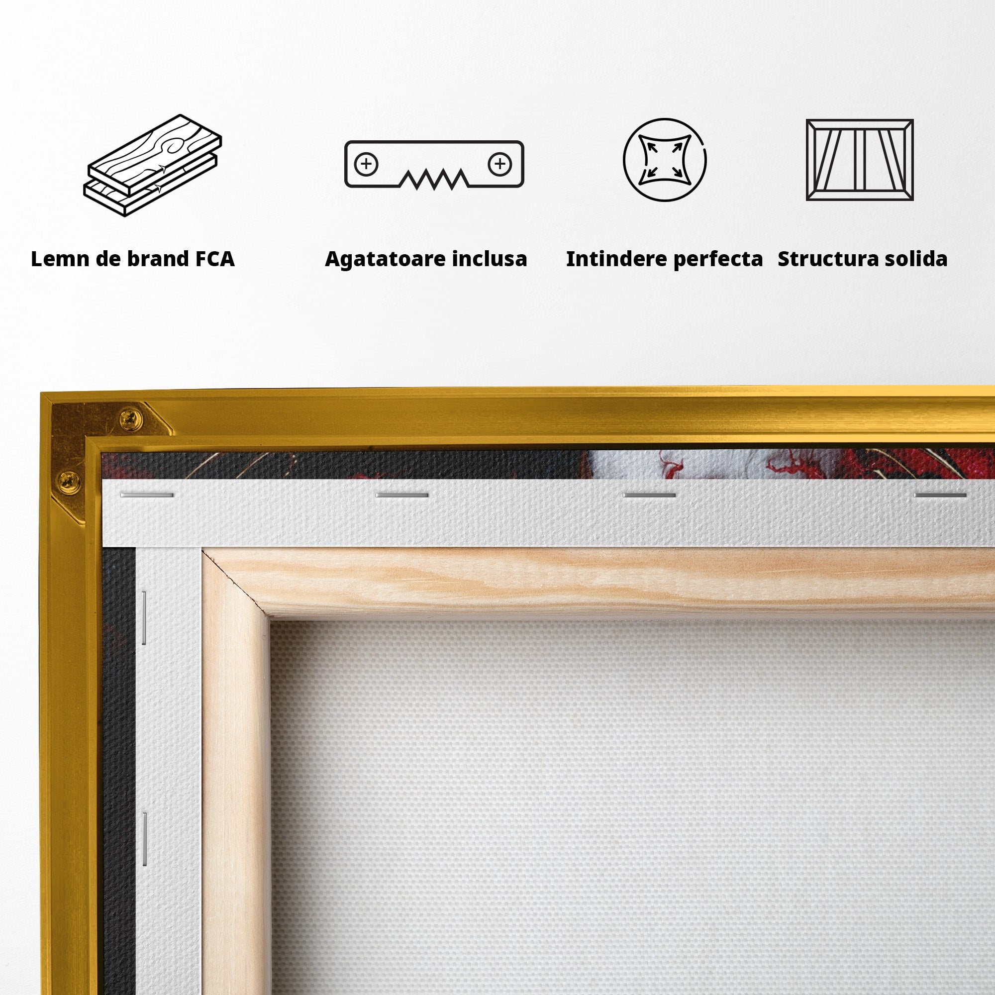 Tablou Canvas Premium LuxCanva® G1274, Portret Dualist, Portret, Dualitate, Arta, Dormitor, Contrast, Culori Vibrante