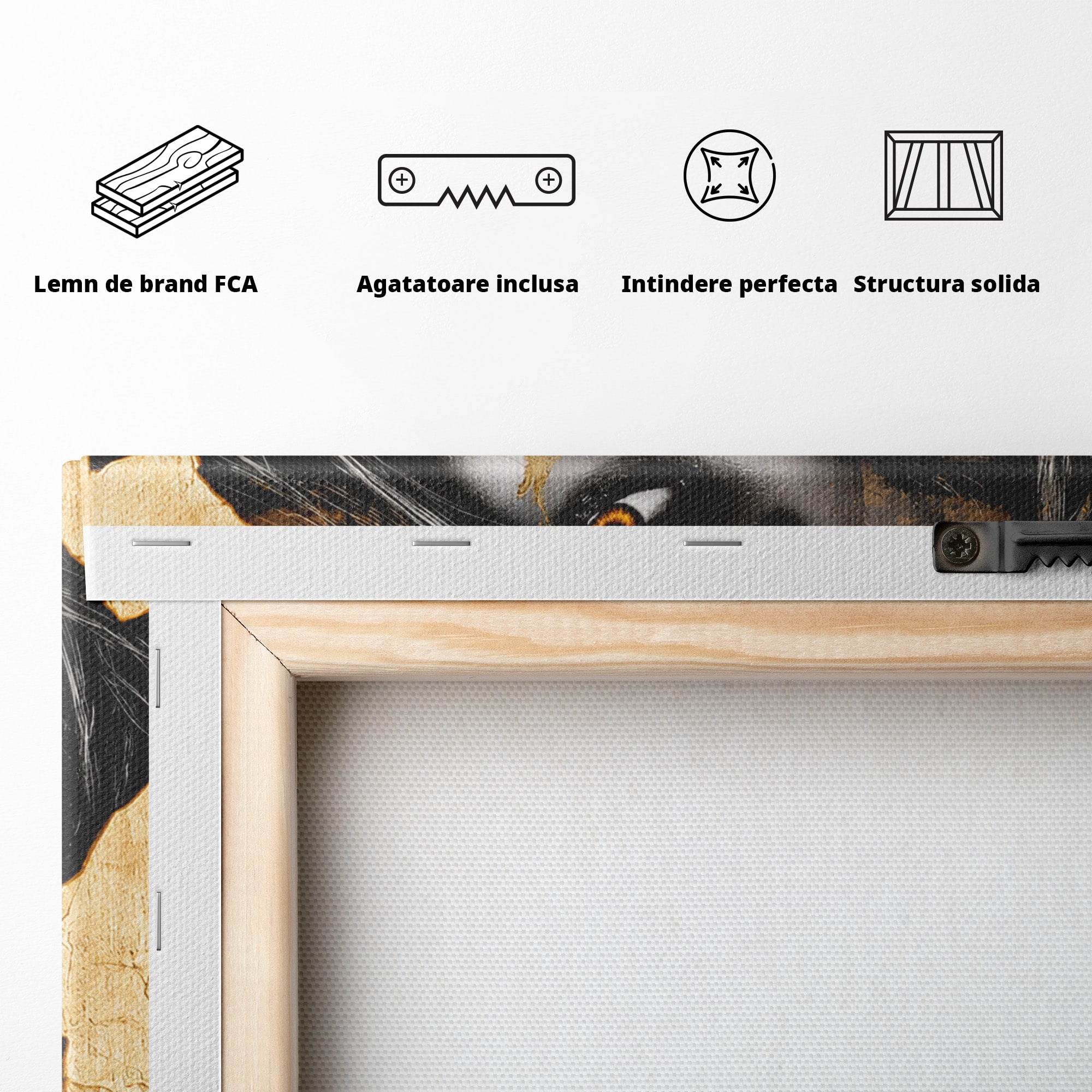 Tablou Canvas Premium LuxCanva® G1275, Silhouette Africa, Africa, Portret, Harta, Eleganta, Dormitor, Culori Vibrante