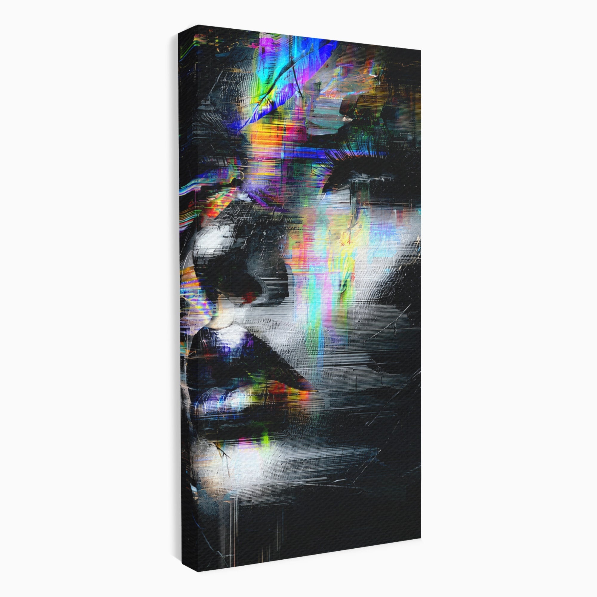 Tablou Canvas Premium LuxCanva® G1279, Chip Urban Abstract, Portret, Abstract, Modern, Arta Digitala, Living, Culori Vibrante