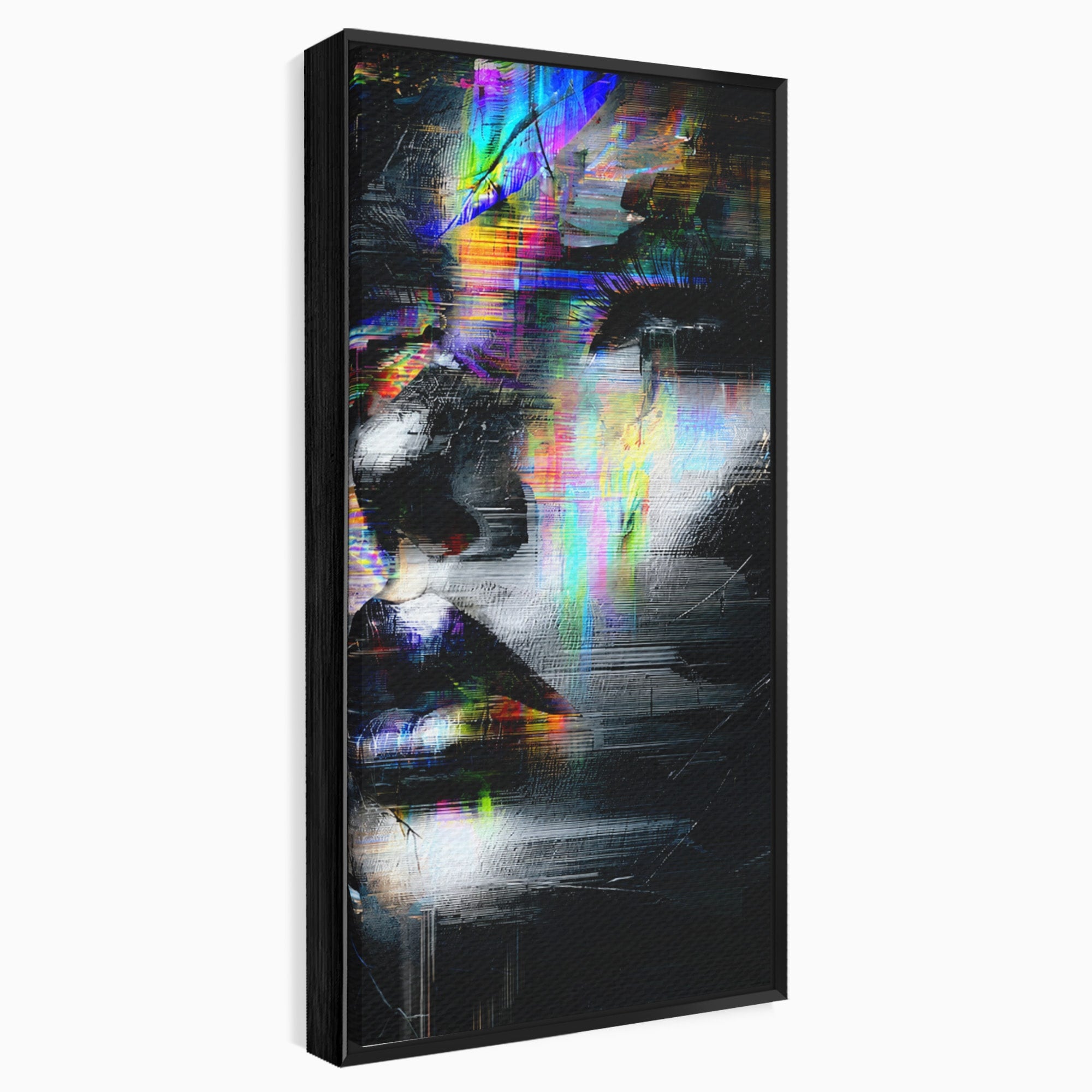Tablou Canvas Premium LuxCanva® G1279, Chip Urban Abstract, Portret, Abstract, Modern, Arta Digitala, Living, Culori Vibrante