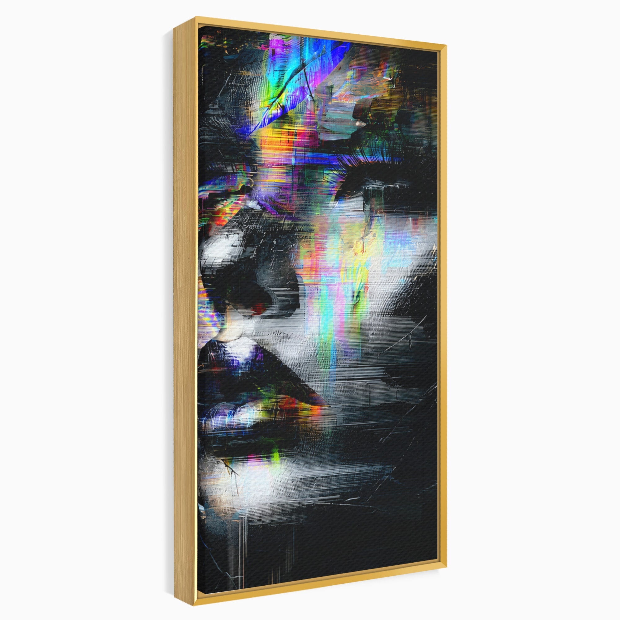 Tablou Canvas Premium LuxCanva® G1279, Chip Urban Abstract, Portret, Abstract, Modern, Arta Digitala, Living, Culori Vibrante