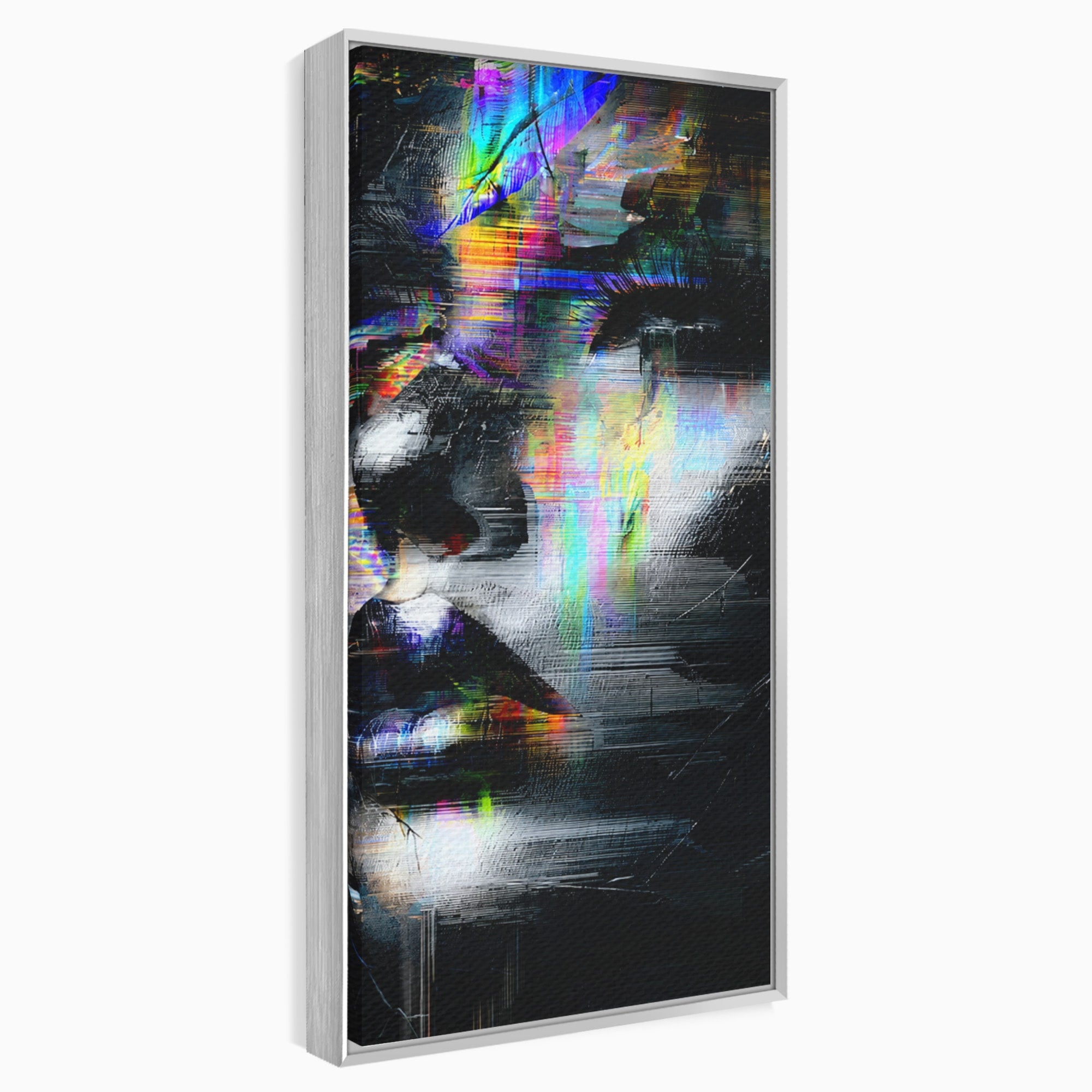 Tablou Canvas Premium LuxCanva® G1279, Chip Urban Abstract, Portret, Abstract, Modern, Arta Digitala, Living, Culori Vibrante