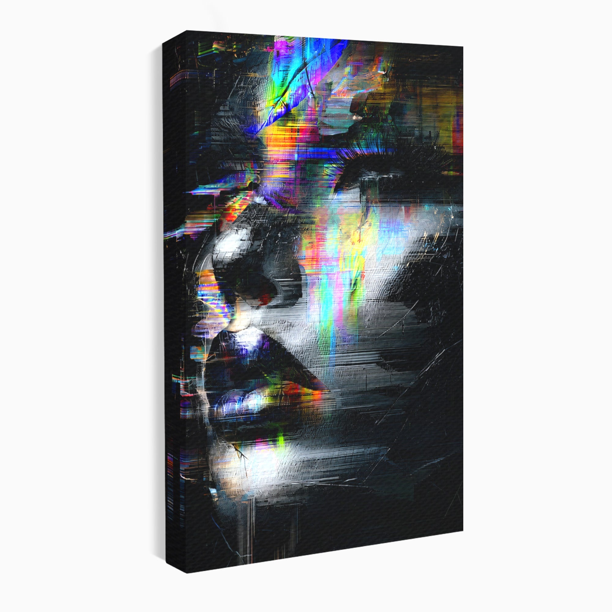 Tablou Canvas Premium LuxCanva® G1279, Chip Urban Abstract, Portret, Abstract, Modern, Arta Digitala, Living, Culori Vibrante