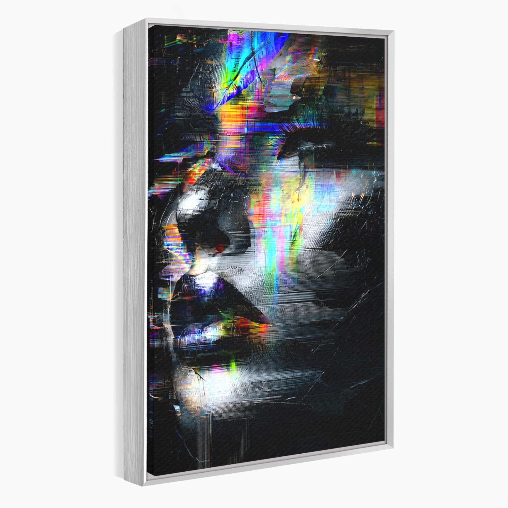 Tablou Canvas Premium LuxCanva® G1279, Chip Urban Abstract, Portret, Abstract, Modern, Arta Digitala, Living, Culori Vibrante