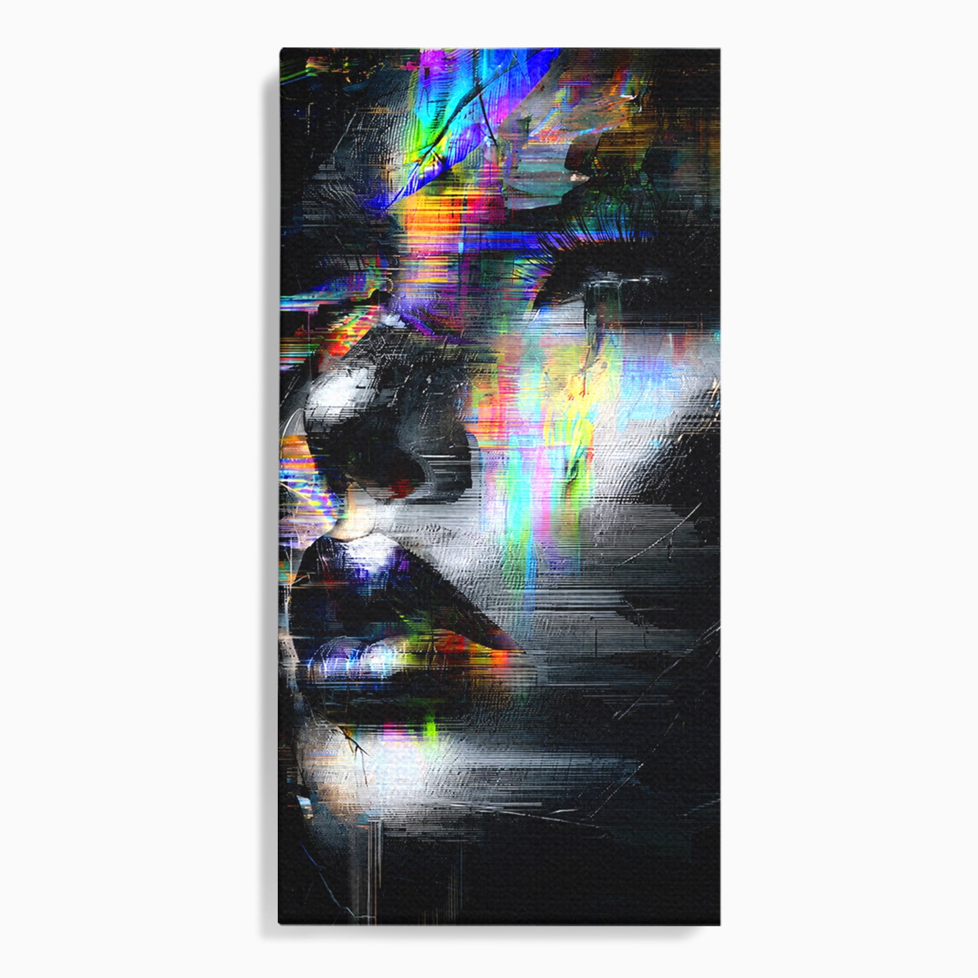 Tablou Canvas Premium LuxCanva® G1279, Chip Urban Abstract, Portret, Abstract, Modern, Arta Digitala, Living, Culori Vibrante