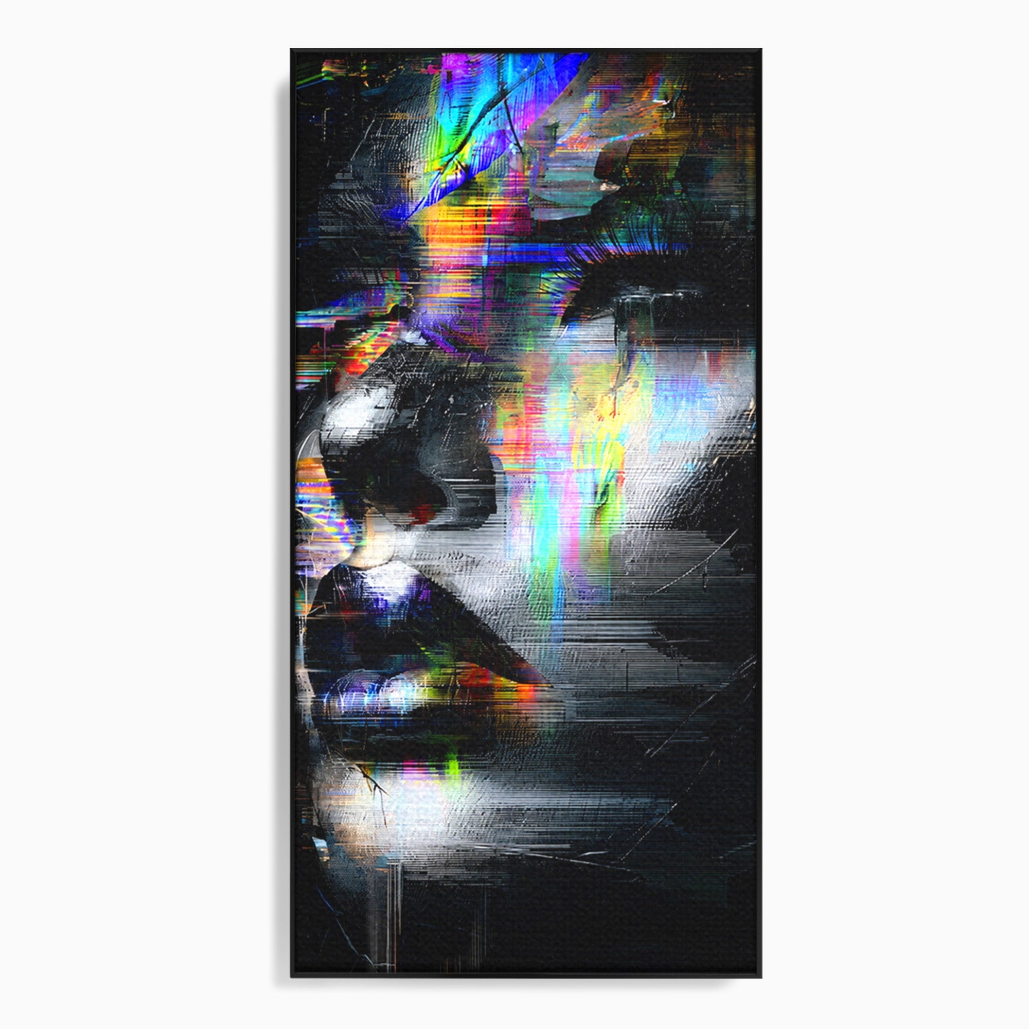 Tablou Canvas Premium LuxCanva® G1279, Chip Urban Abstract, Portret, Abstract, Modern, Arta Digitala, Living, Culori Vibrante