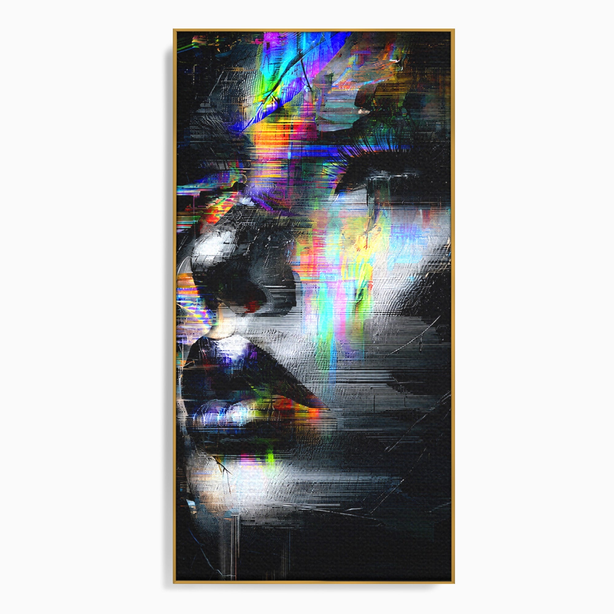 Tablou Canvas Premium LuxCanva® G1279, Chip Urban Abstract, Portret, Abstract, Modern, Arta Digitala, Living, Culori Vibrante