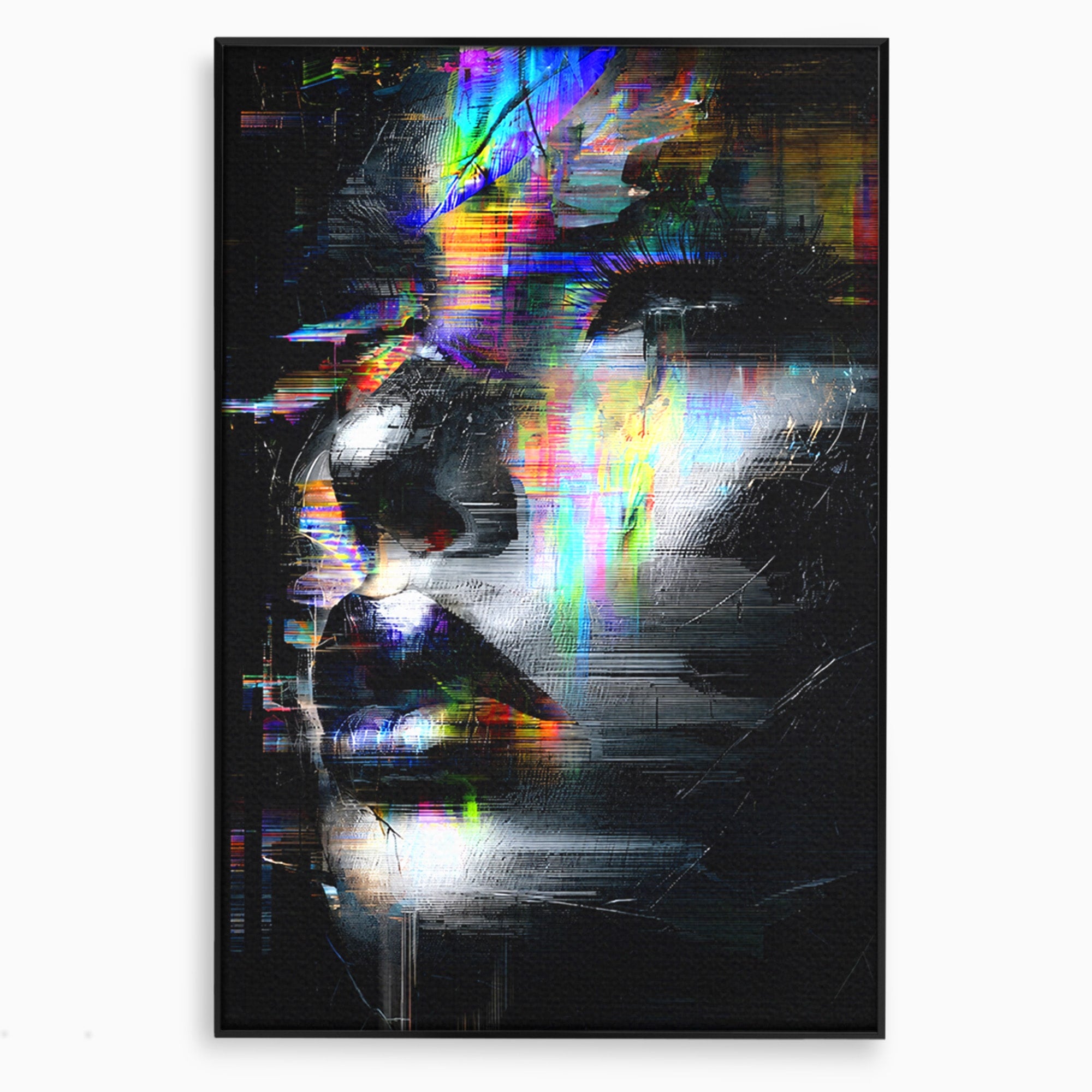 Tablou Canvas Premium LuxCanva® G1279, Chip Urban Abstract, Portret, Abstract, Modern, Arta Digitala, Living, Culori Vibrante