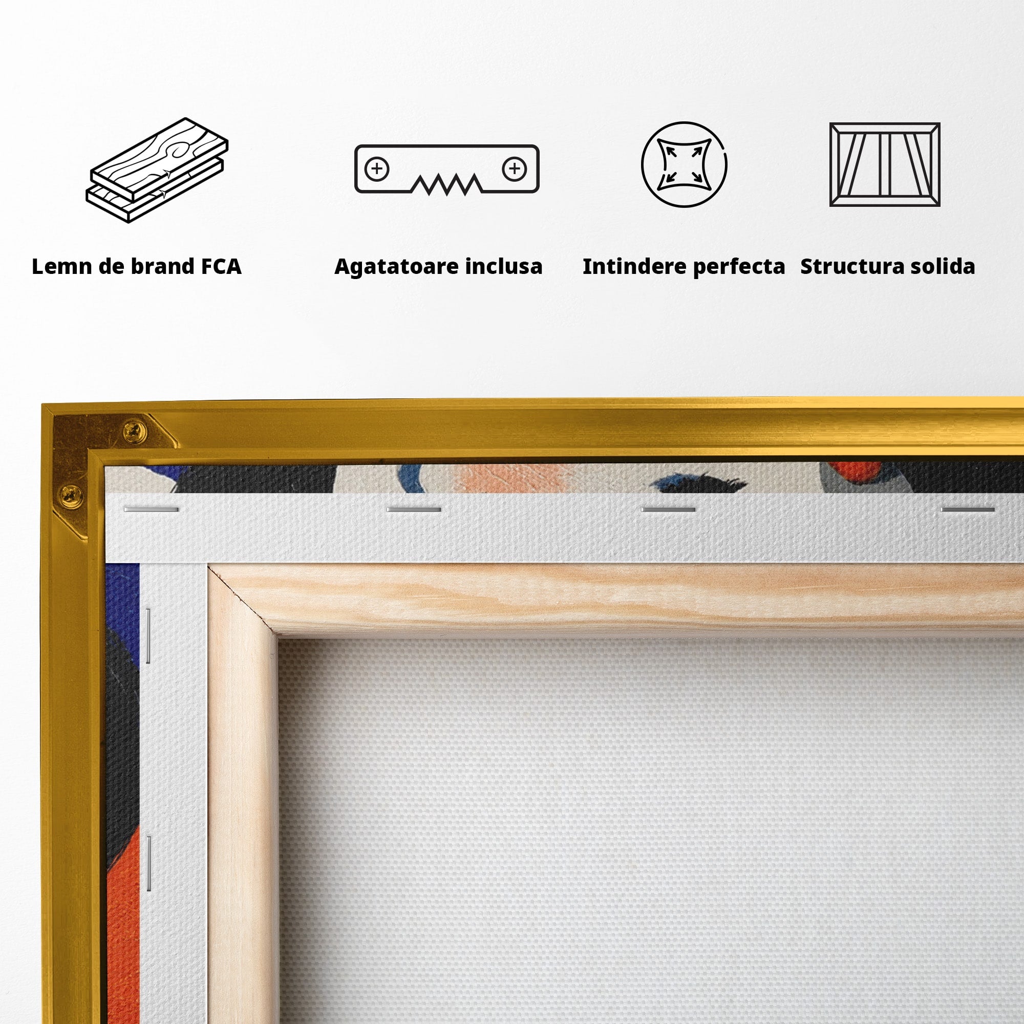 Tablou Canvas Premium LuxCanva® G1281, Portret Femeie Cu Esarfa, Portret, Femeie, Esarfa, Moda, Living, Culori Vibrante