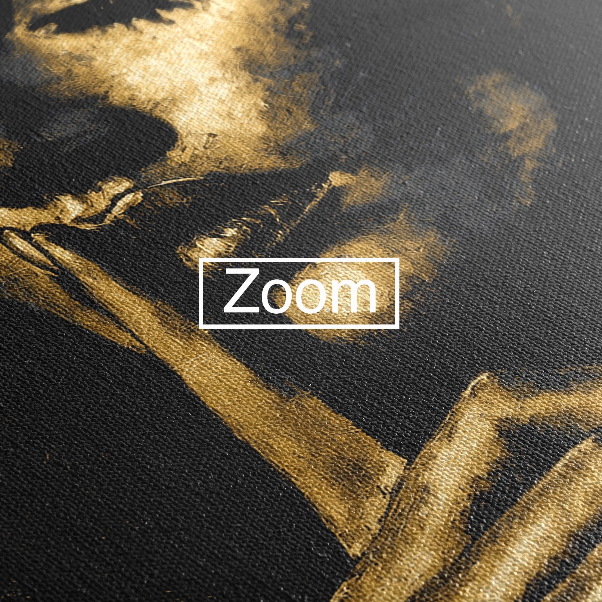 Tablou Canvas Premium LuxCanva® G1282, Tacere Aurie, Portret, Femeie, Mister, Elegant, Dormitor, Birou, Culori Vibrante