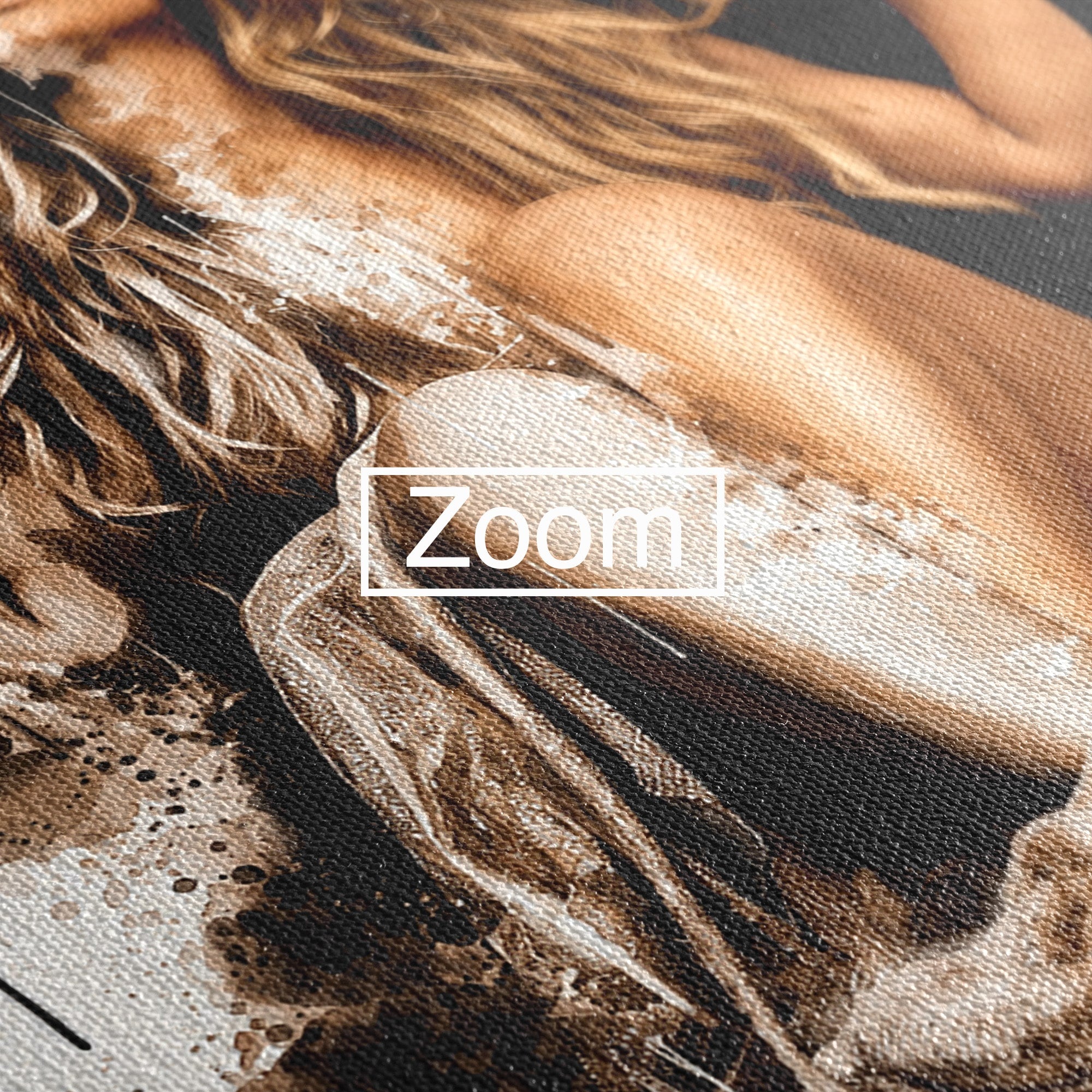 Tablou Canvas Premium LuxCanva® G1283, Femeie In Valuri De Culoare, Femeie, Arta Abstracta, Frumusete, Emotie, Dormitor, Culori Vibrante