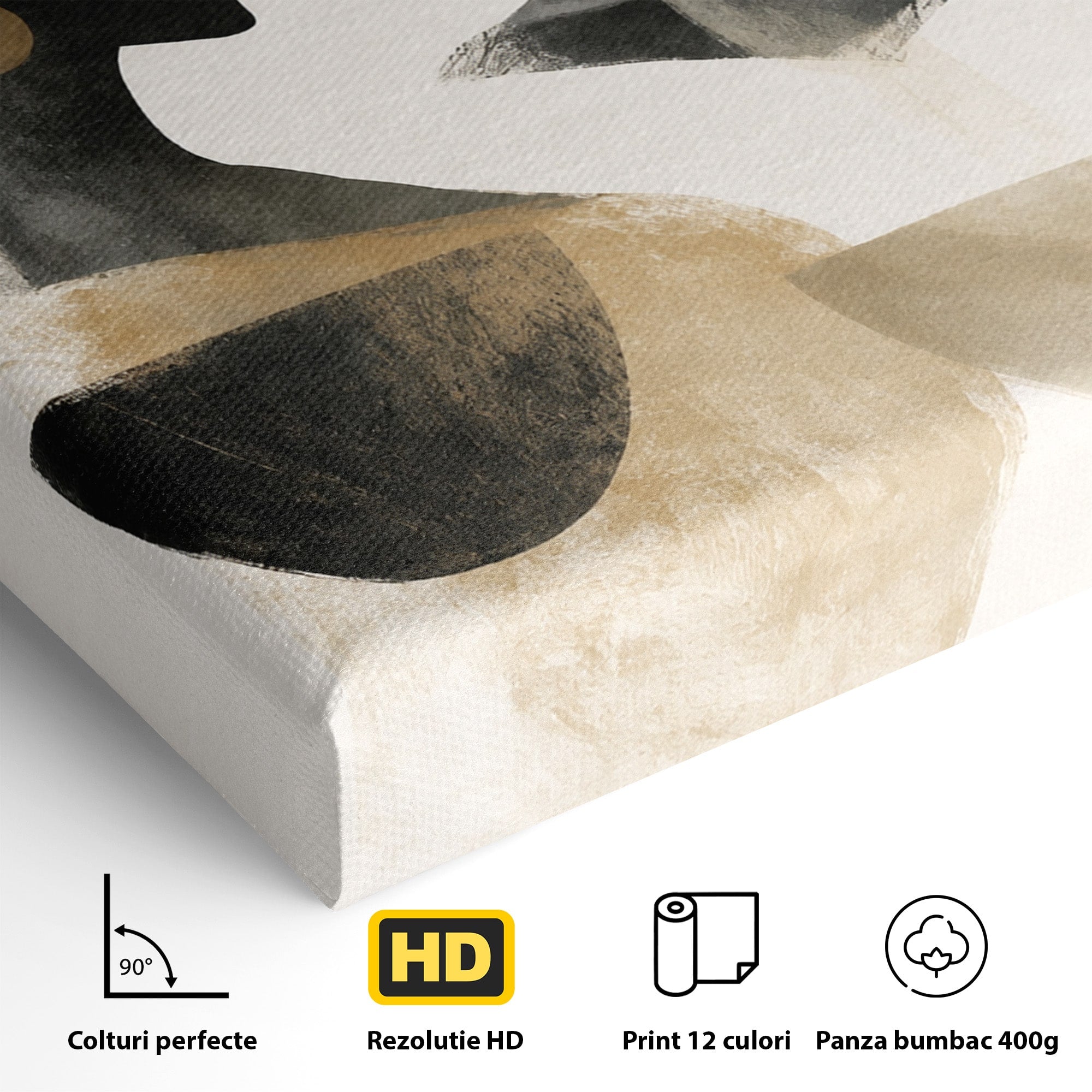 Tablou Canvas Premium LuxCanva® G1284, Siluete Africane Abstracte, Siluete, Abstract, Femei, Cultura, Birou, Culori Vibrante