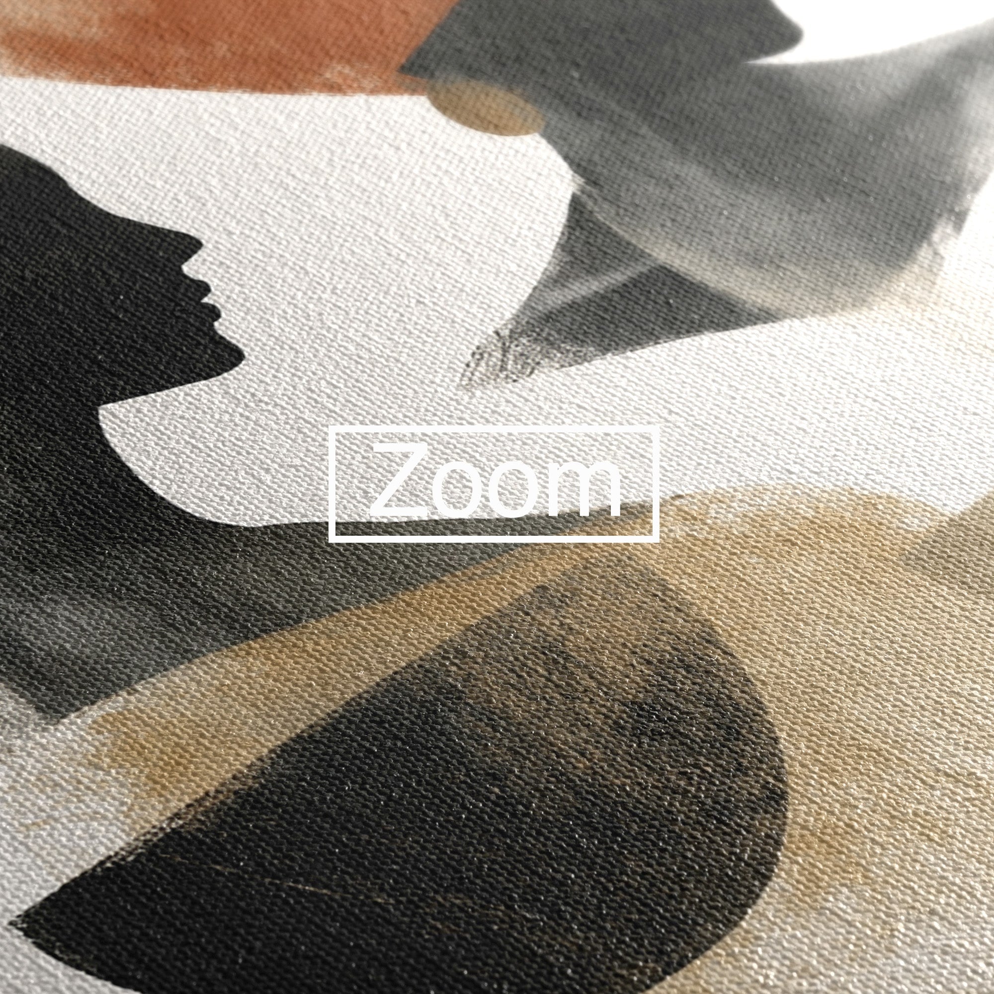 Tablou Canvas Premium LuxCanva® G1284, Siluete Africane Abstracte, Siluete, Abstract, Femei, Cultura, Birou, Culori Vibrante
