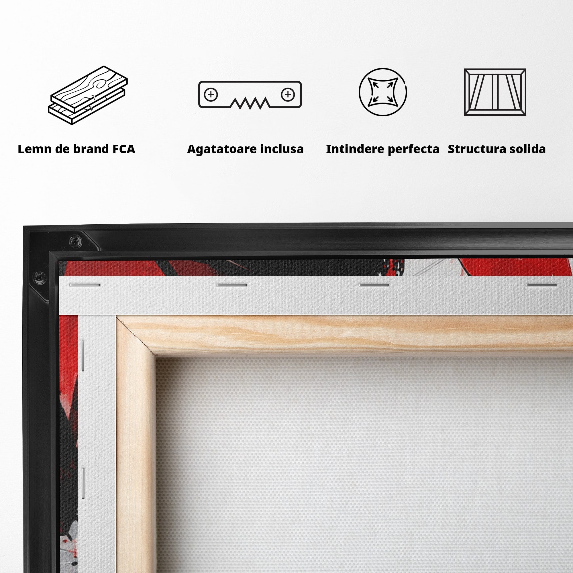Tablou Canvas Premium LuxCanva® G1293, Geisha Cu Umbrela, Geisha, Umbrela, Arta Japoneza, Eleganta, Dormitor, Culori Vibrante