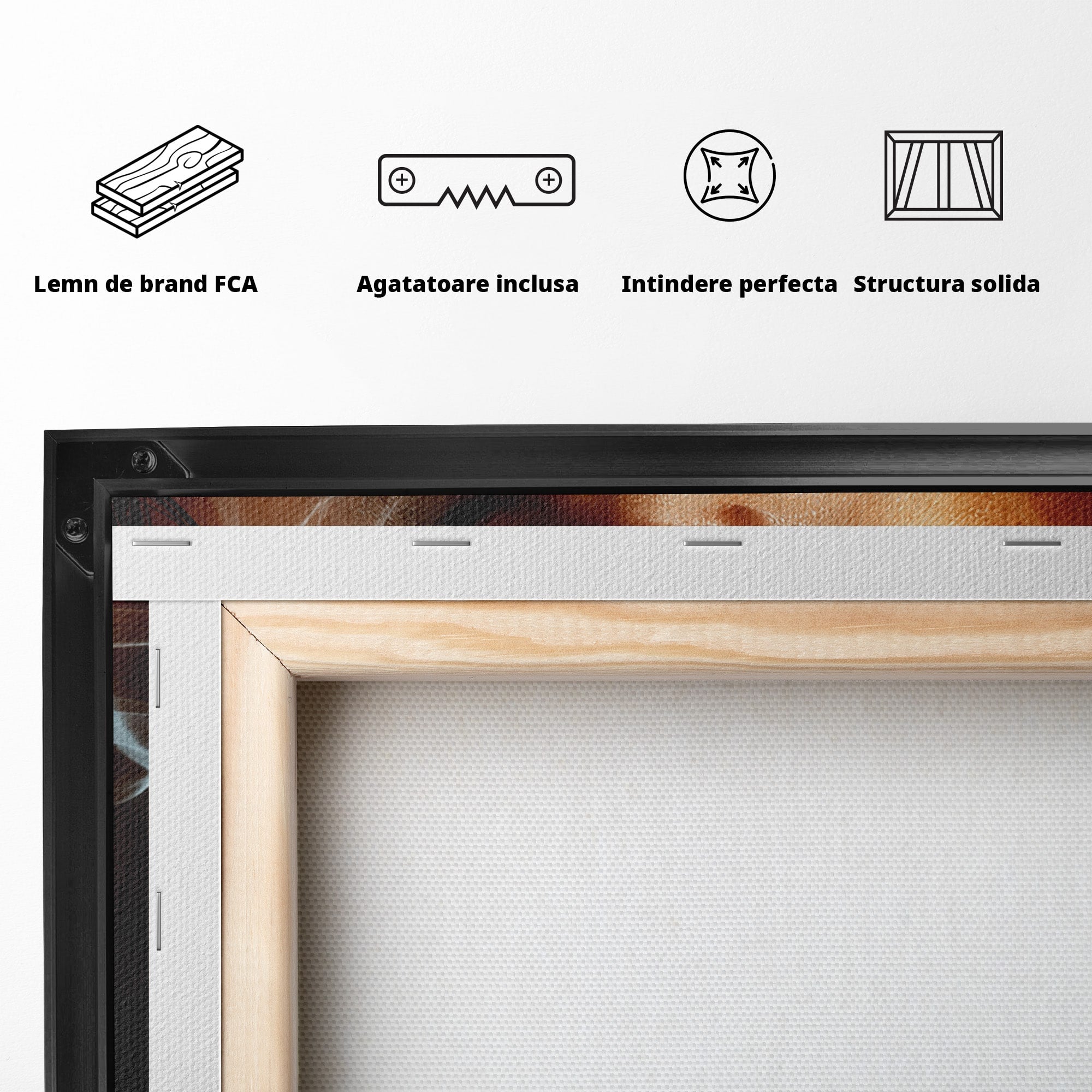 Tablou Canvas Premium LuxCanva® G1295, Femeie Cu Trabuc, Femeie, Trabuc, Portret, Living, Modern, Culori Vibrante