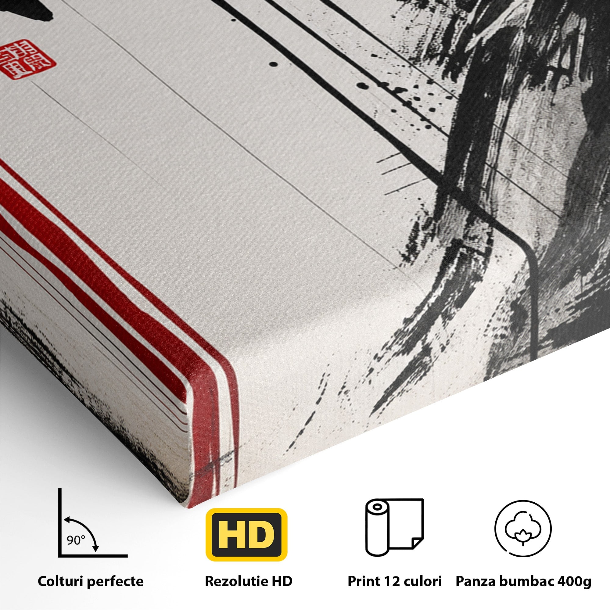 Tablou Canvas Premium LuxCanva® G1296, Portret Femeie Zen, Femeie, Zen, Portret, Arta Abstracta, Birou, Culori Vibrante