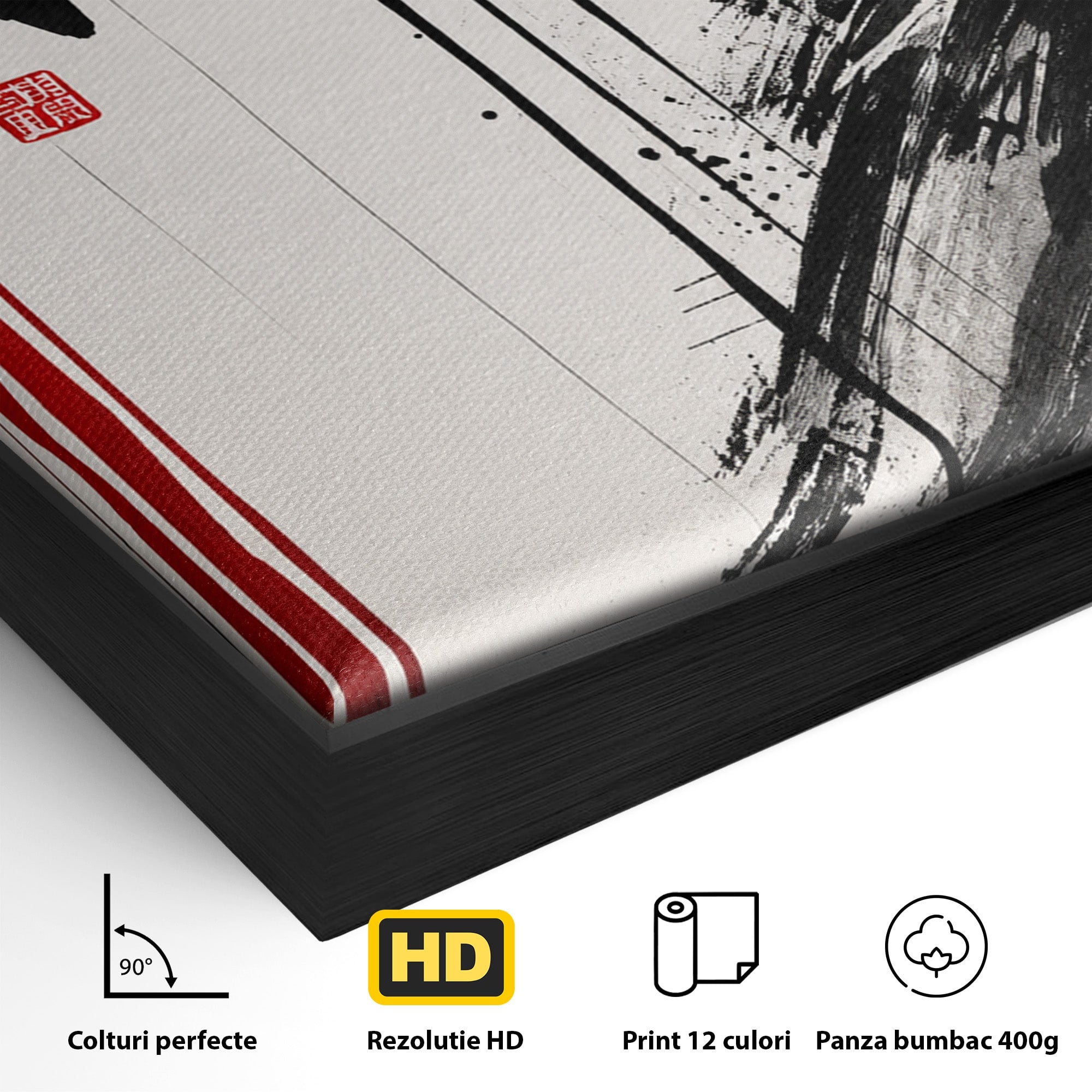 Tablou Canvas Premium LuxCanva® G1296, Portret Femeie Zen, Femeie, Zen, Portret, Arta Abstracta, Birou, Culori Vibrante