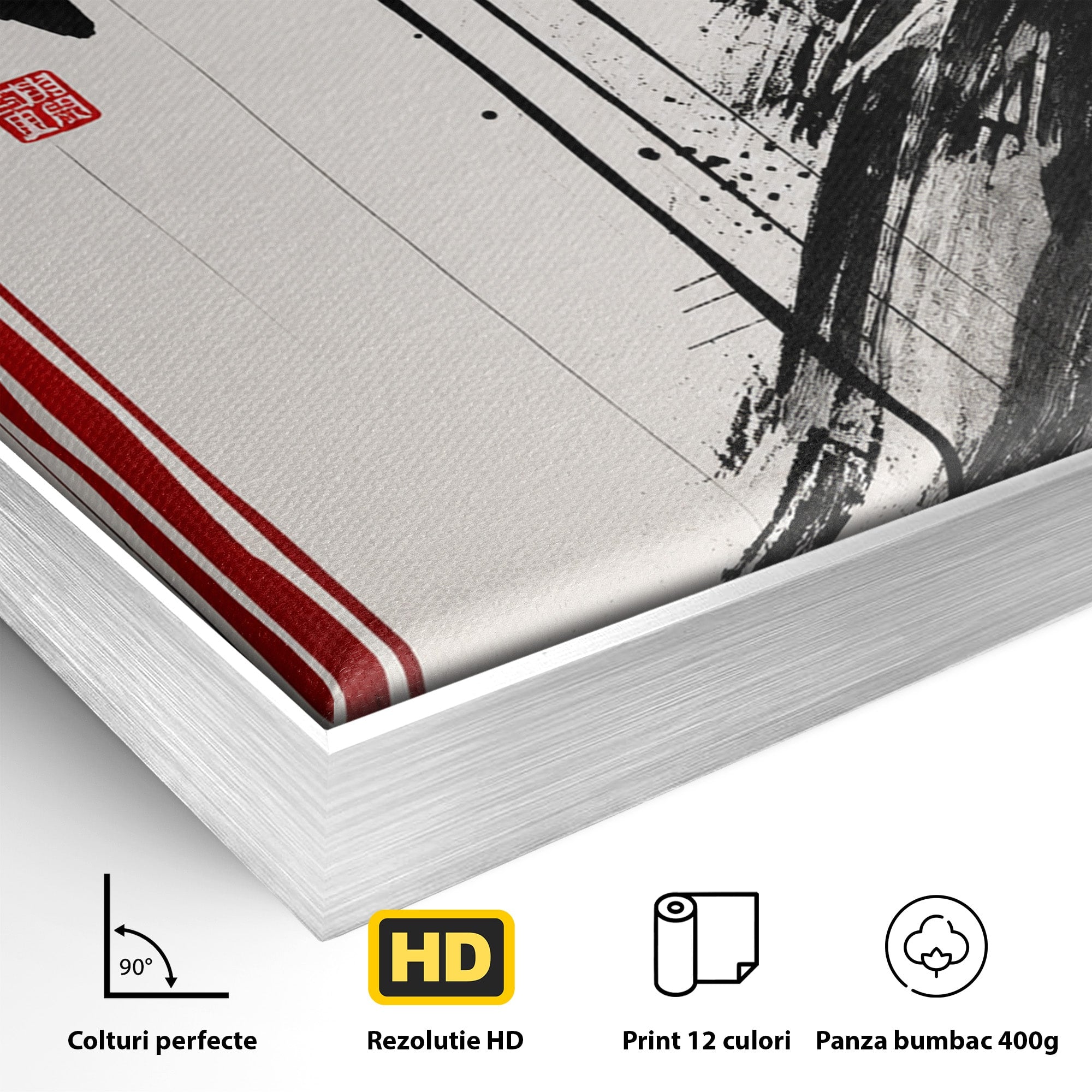 Tablou Canvas Premium LuxCanva® G1296, Portret Femeie Zen, Femeie, Zen, Portret, Arta Abstracta, Birou, Culori Vibrante